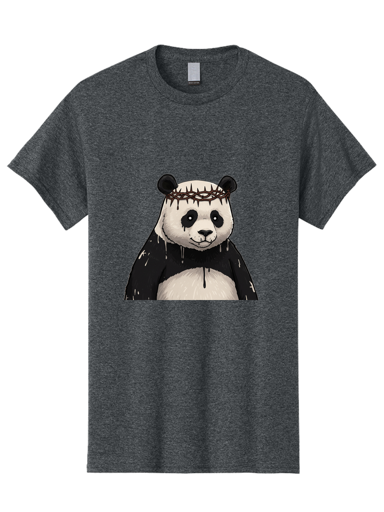Crowned-Panda-1 Men'S Graphic Tee, 100% Cotton, Comfortable Casual Summer Wear, Machine Washable, Vintage Camera, Old Camera, Antique Camera, Black Camera, Classic Photography, Photography Equipment, Nostalgic Device, Film Camera, Camera Art Bae990