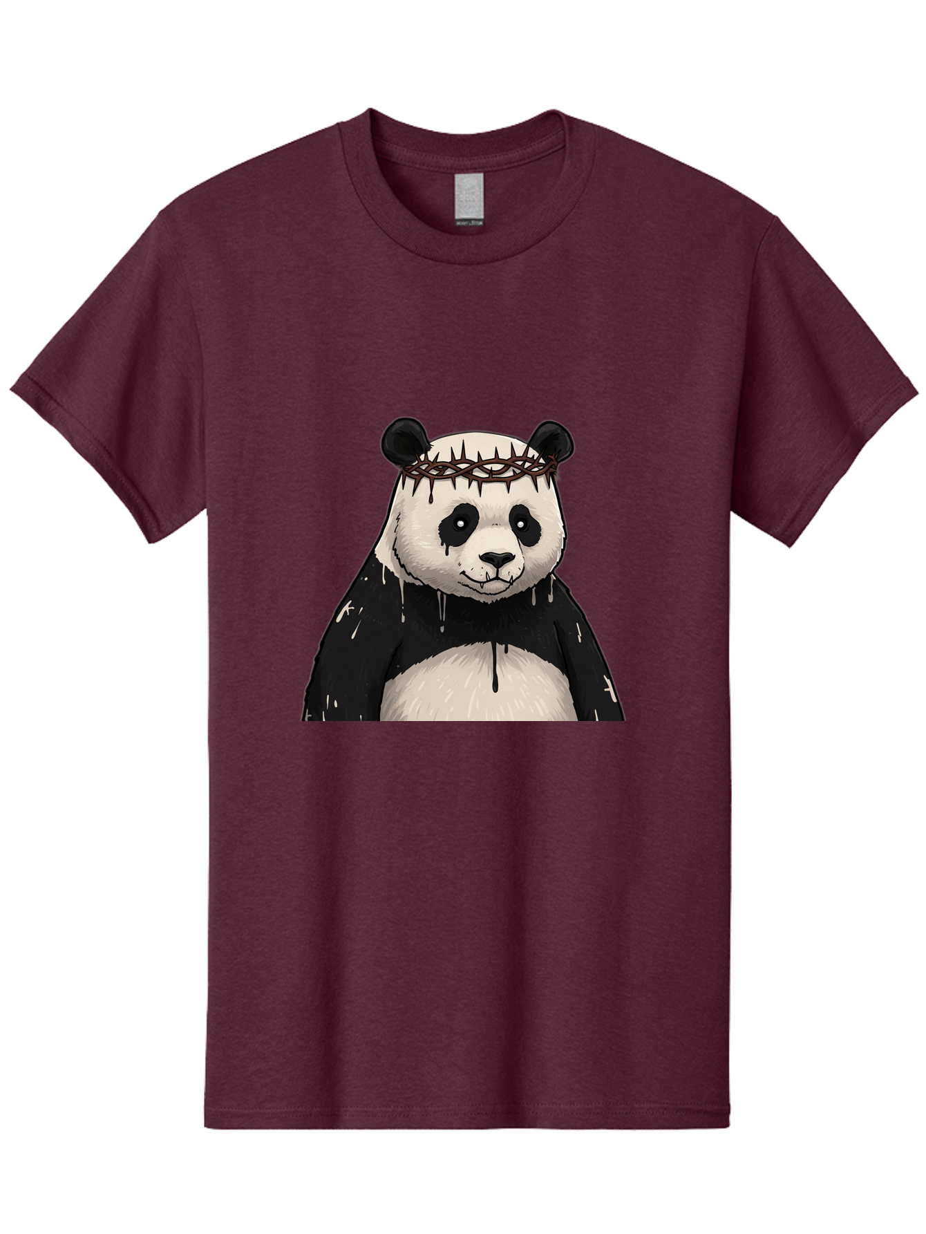 Crowned-Panda-1 Men'S Graphic Tee, 100% Cotton, Comfortable Casual Summer Wear, Machine Washable, Vintage Camera, Old Camera, Antique Camera, Black Camera, Classic Photography, Photography Equipment, Nostalgic Device, Film Camera, Camera Art Bae990