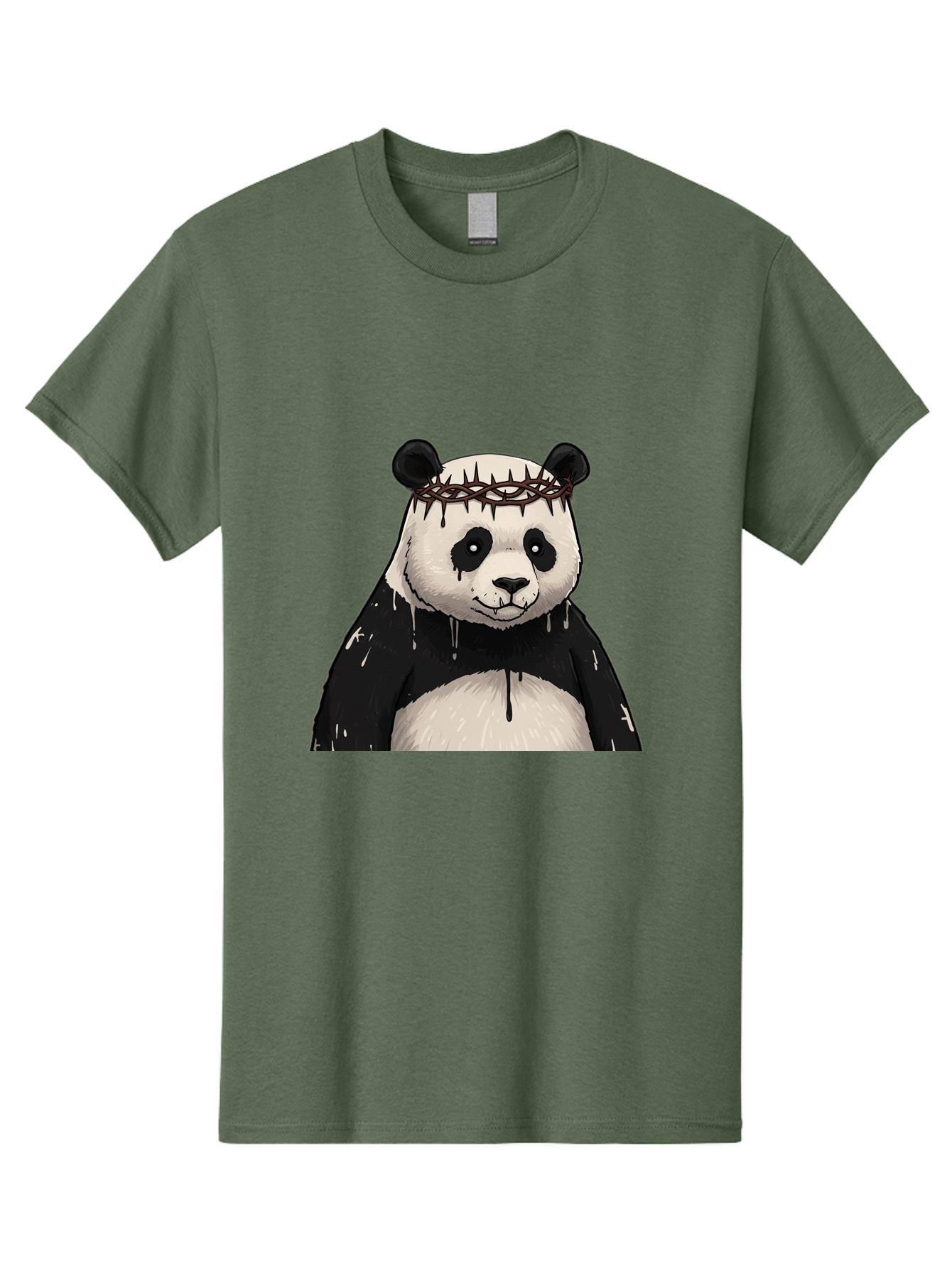 Crowned-Panda-1 Men'S Graphic Tee, 100% Cotton, Comfortable Casual Summer Wear, Machine Washable, Vintage Camera, Old Camera, Antique Camera, Black Camera, Classic Photography, Photography Equipment, Nostalgic Device, Film Camera, Camera Art Bae990
