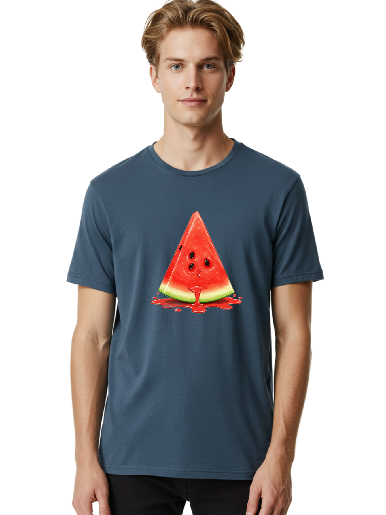 Crying-Watermelon Men'S Graphic Tee, 100% Cotton, Comfortable Casual Summer Wear, Machine Washable, Vintage Camera, Old Camera, Antique Camera, Black Camera, Classic Photography, Photography Equipment, Nostalgic Device, Film Camera, Camera Art Bae993