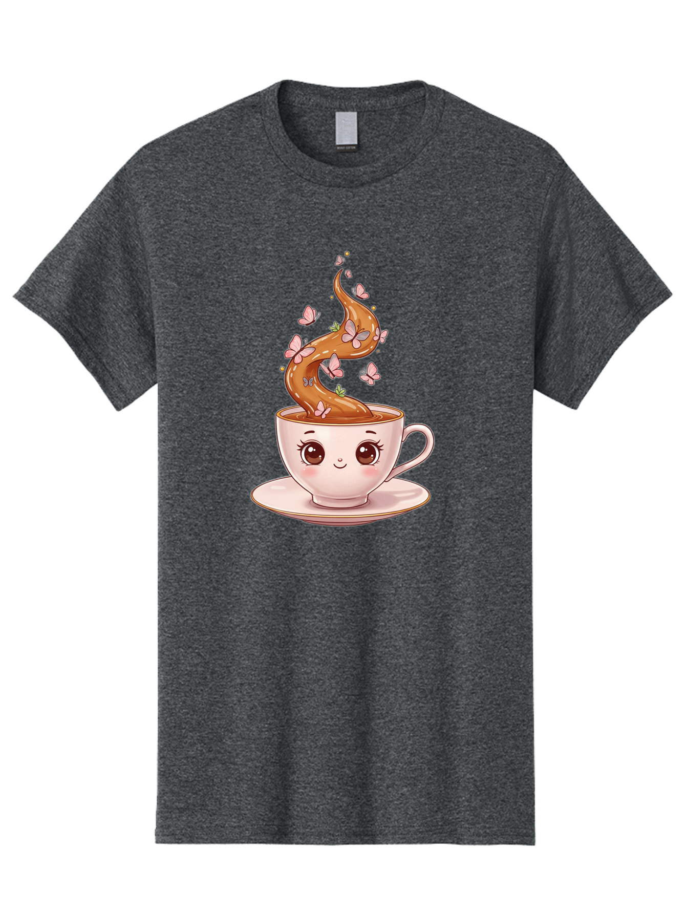 Cup-Of-Coffee-1 Men'S Graphic Tee, 100% Cotton, Comfortable Casual Summer Wear, Machine Washable, Vintage Camera, Old Camera, Antique Camera, Black Camera, Classic Photography, Photography Equipment, Nostalgic Device, Film Camera, Camera Art Bae994