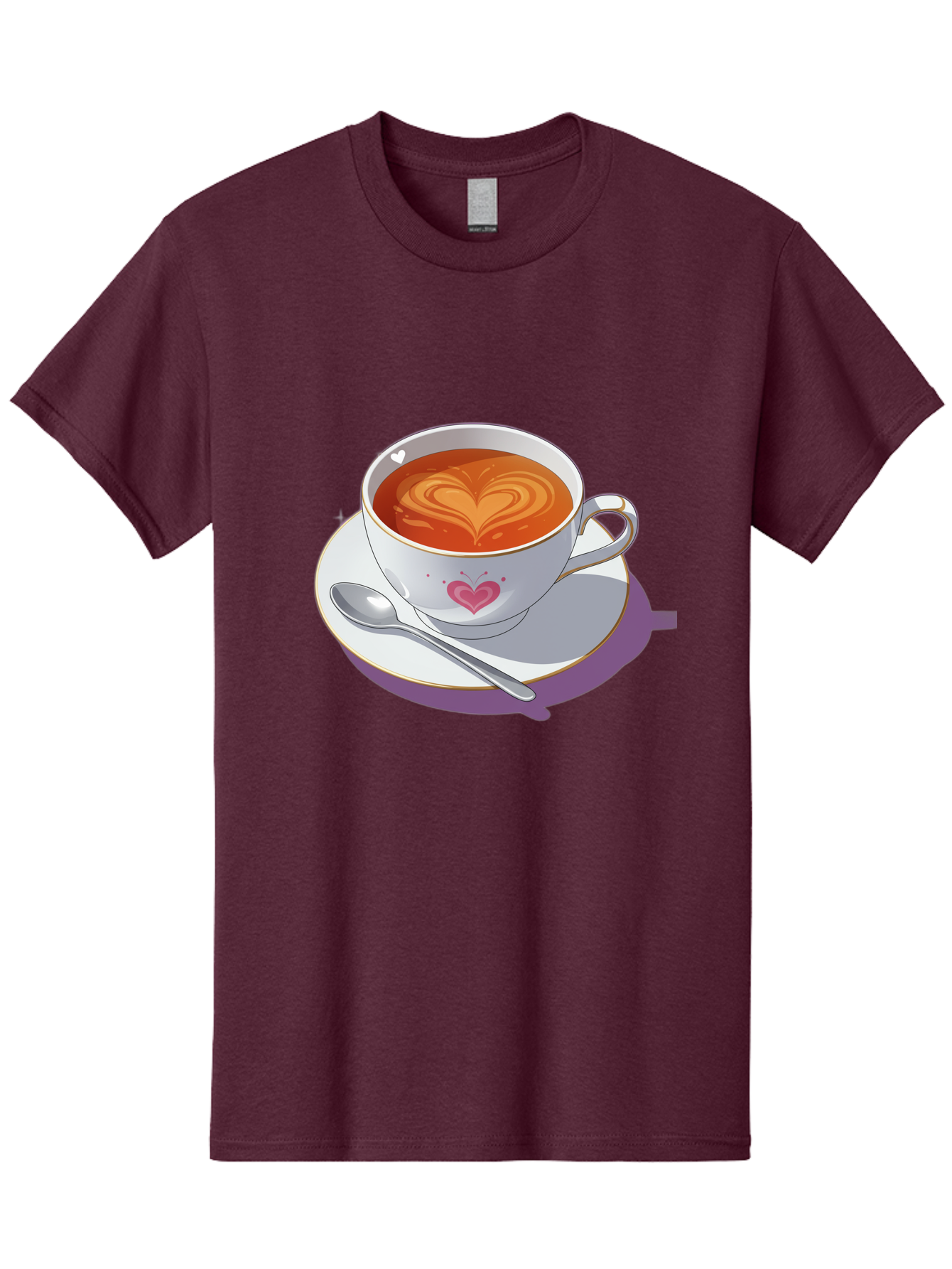 Cup-Of-Coffee-With-Heart Men'S Graphic Tee, 100% Cotton, Comfortable Casual Summer Wear, Machine Washable, Vintage Camera, Old Camera, Antique Camera, Black Camera, Classic Photography, Photography Equipment, Nostalgic Device, Film Camera, Bae995