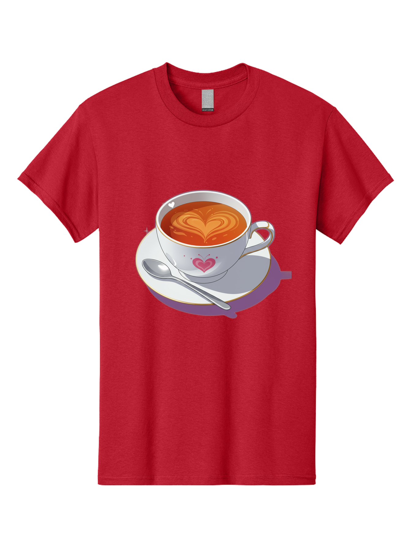 Cup-Of-Coffee-With-Heart Men'S Graphic Tee, 100% Cotton, Comfortable Casual Summer Wear, Machine Washable, Vintage Camera, Old Camera, Antique Camera, Black Camera, Classic Photography, Photography Equipment, Nostalgic Device, Film Camera, Bae995