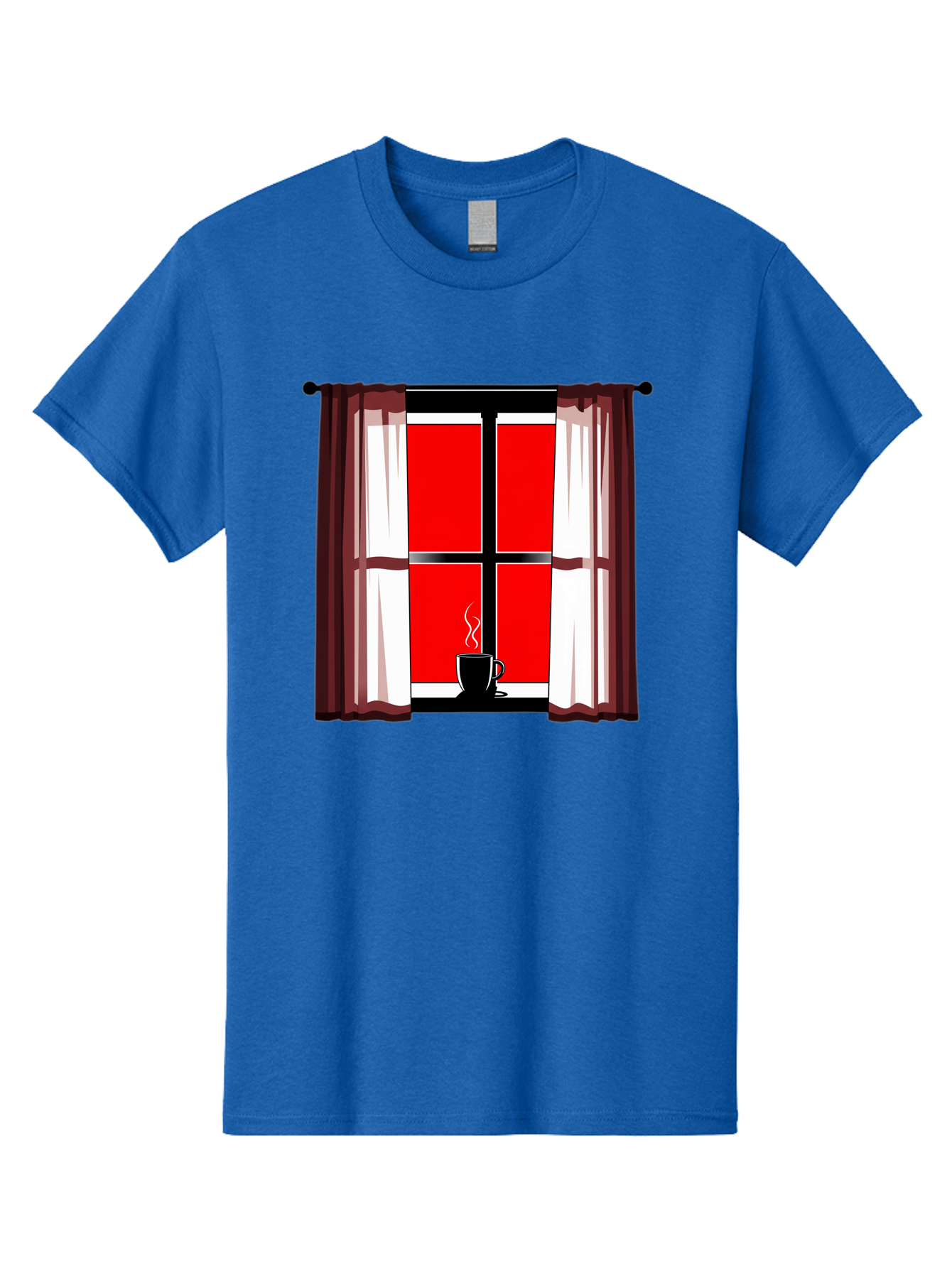 Cup-On-Windowsill Men'S Graphic Tee, 100% Cotton, Comfortable Casual Summer Wear, Machine Washable, Vintage Camera, Old Camera, Antique Camera, Black Camera, Classic Photography, Photography Equipment, Nostalgic Device, Film Camera, Camera Art Bae998