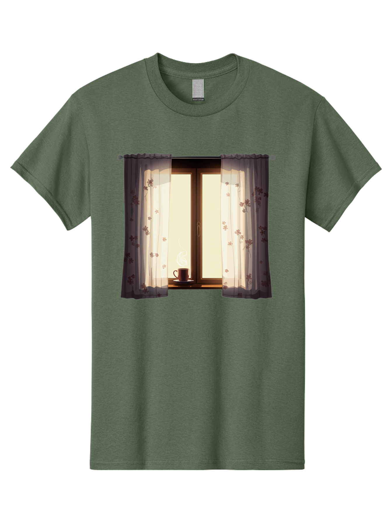 Curtains-Coffee-Cup Men'S Graphic Tee, 100% Cotton, Comfortable Casual Summer Wear, Machine Washable, Vintage Camera, Old Camera, Antique Camera, Black Camera, Classic Photography, Photography Equipment, Nostalgic Device, Film Camera, Bae999