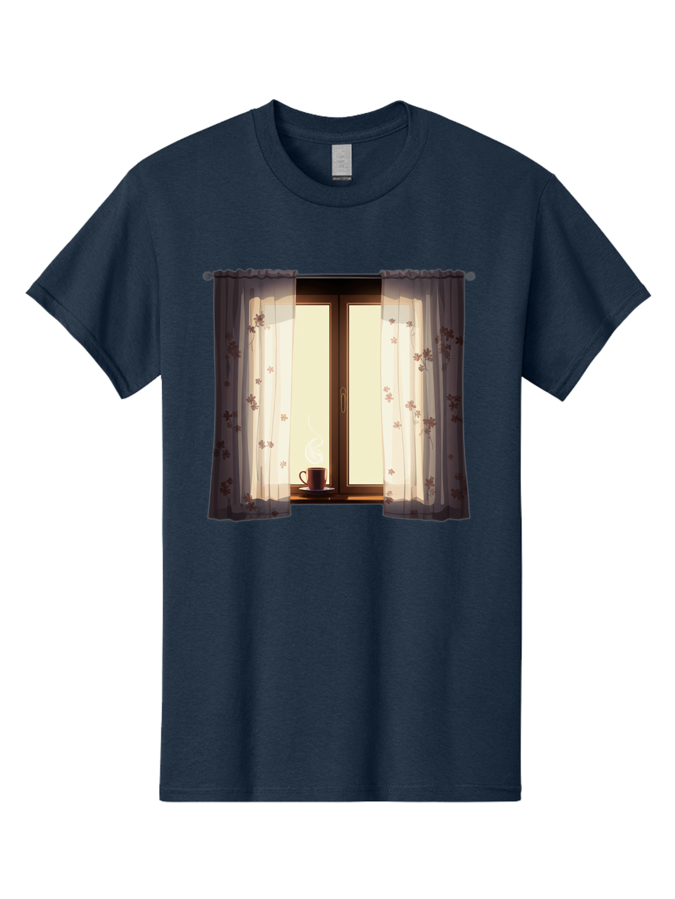 Curtains-Coffee-Cup Men'S Graphic Tee, 100% Cotton, Comfortable Casual Summer Wear, Machine Washable, Vintage Camera, Old Camera, Antique Camera, Black Camera, Classic Photography, Photography Equipment, Nostalgic Device, Film Camera, Bae999