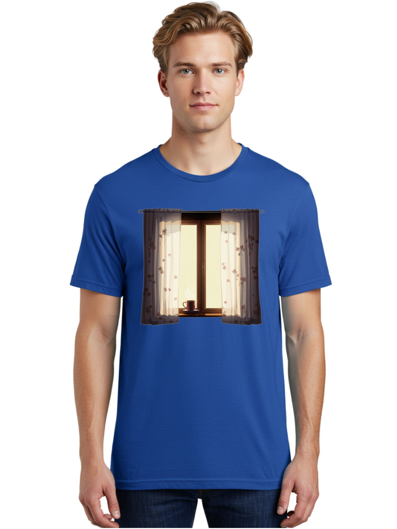 Curtains-Coffee-Cup Men'S Graphic Tee, 100% Cotton, Comfortable Casual Summer Wear, Machine Washable, Vintage Camera, Old Camera, Antique Camera, Black Camera, Classic Photography, Photography Equipment, Nostalgic Device, Film Camera, Bae999