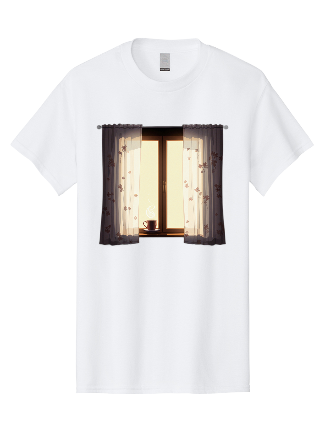 Curtains-Coffee-Cup Men'S Graphic Tee, 100% Cotton, Comfortable Casual Summer Wear, Machine Washable, Vintage Camera, Old Camera, Antique Camera, Black Camera, Classic Photography, Photography Equipment, Nostalgic Device, Film Camera, Bae999