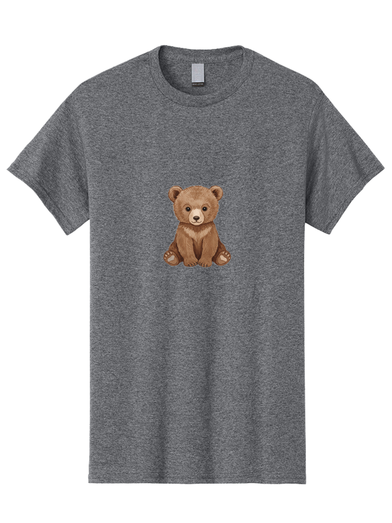 Cute-Brown-Bear Men'S Graphic Tee, 100% Cotton, Comfortable Casual Summer Wear, Machine Washable, Vintage Camera, Old Camera, Antique Camera, Black Camera, Classic Photography, Photography Equipment, Nostalgic Device, Film Camera, Camera Art Baf000