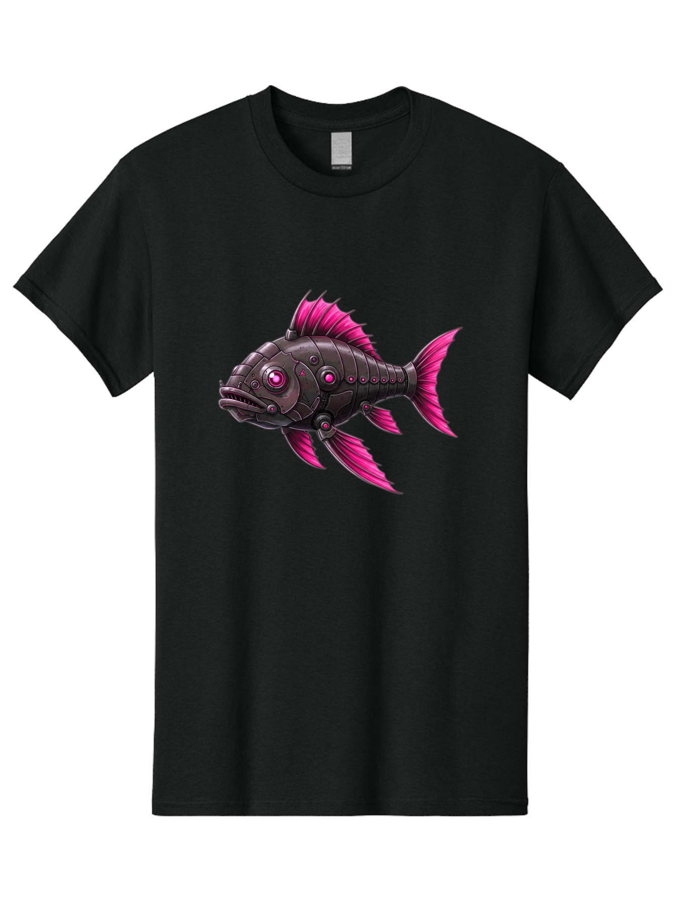 Cyber-Fish Men'S Graphic Tee, 100% Cotton, Comfortable Casual Summer Wear, Machine Washable, Vintage Camera, Old Camera, Antique Camera, Black Camera, Classic Photography, Photography Equipment, Nostalgic Device, Film Camera, Camera Art Baf006
