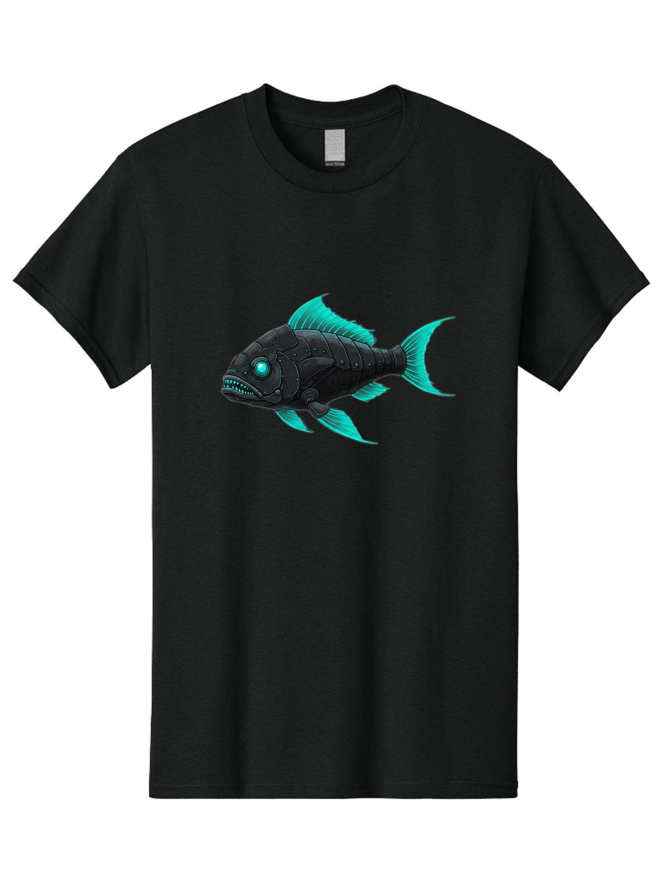 Cybernetic-Fish Men'S Graphic Tee, 100% Cotton, Comfortable Casual Summer Wear, Machine Washable, Vintage Camera, Old Camera, Antique Camera, Black Camera, Classic Photography, Photography Equipment, Nostalgic Device, Film Camera, Camera Art Baf007