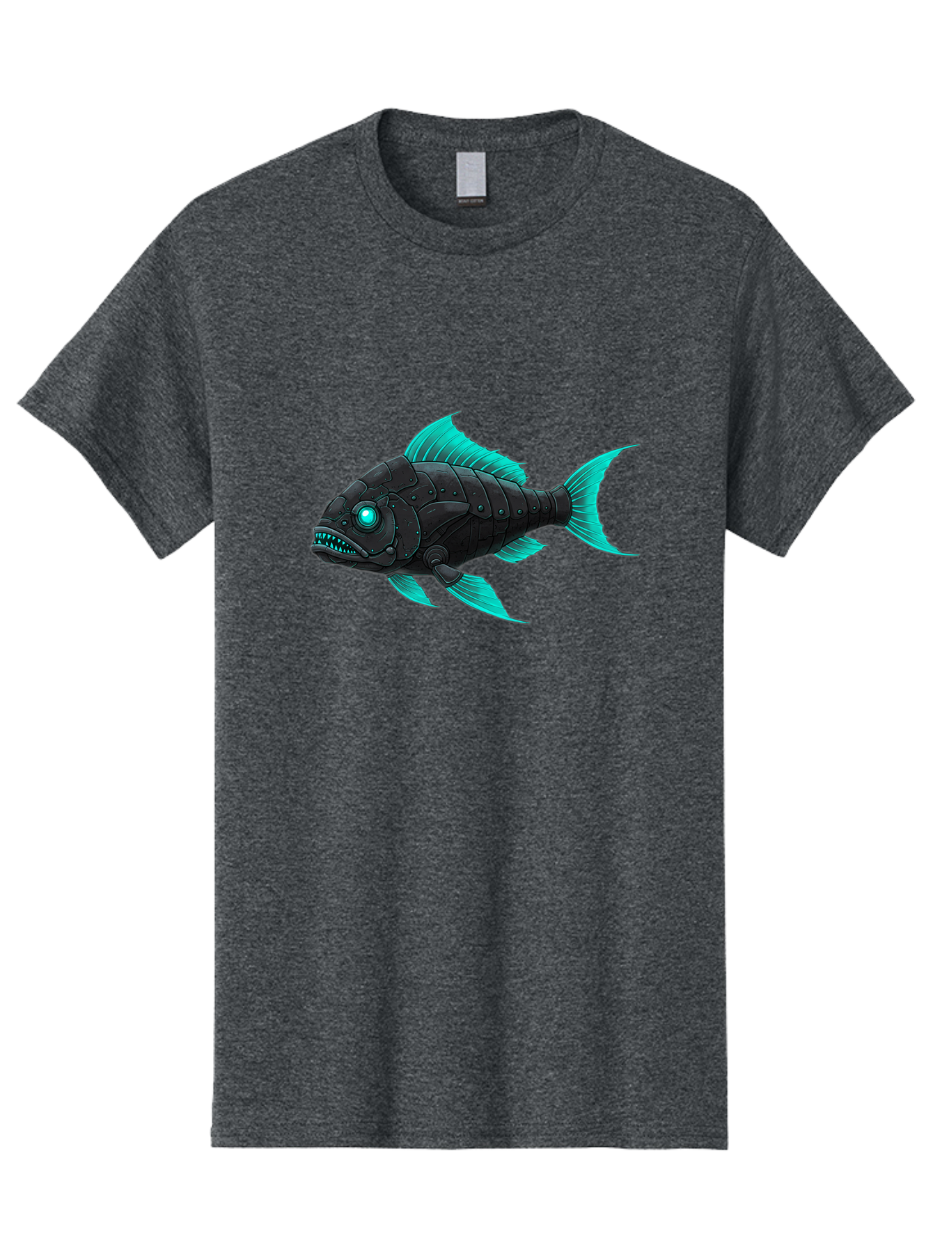 Cybernetic-Fish Men'S Graphic Tee, 100% Cotton, Comfortable Casual Summer Wear, Machine Washable, Vintage Camera, Old Camera, Antique Camera, Black Camera, Classic Photography, Photography Equipment, Nostalgic Device, Film Camera, Camera Art Baf007