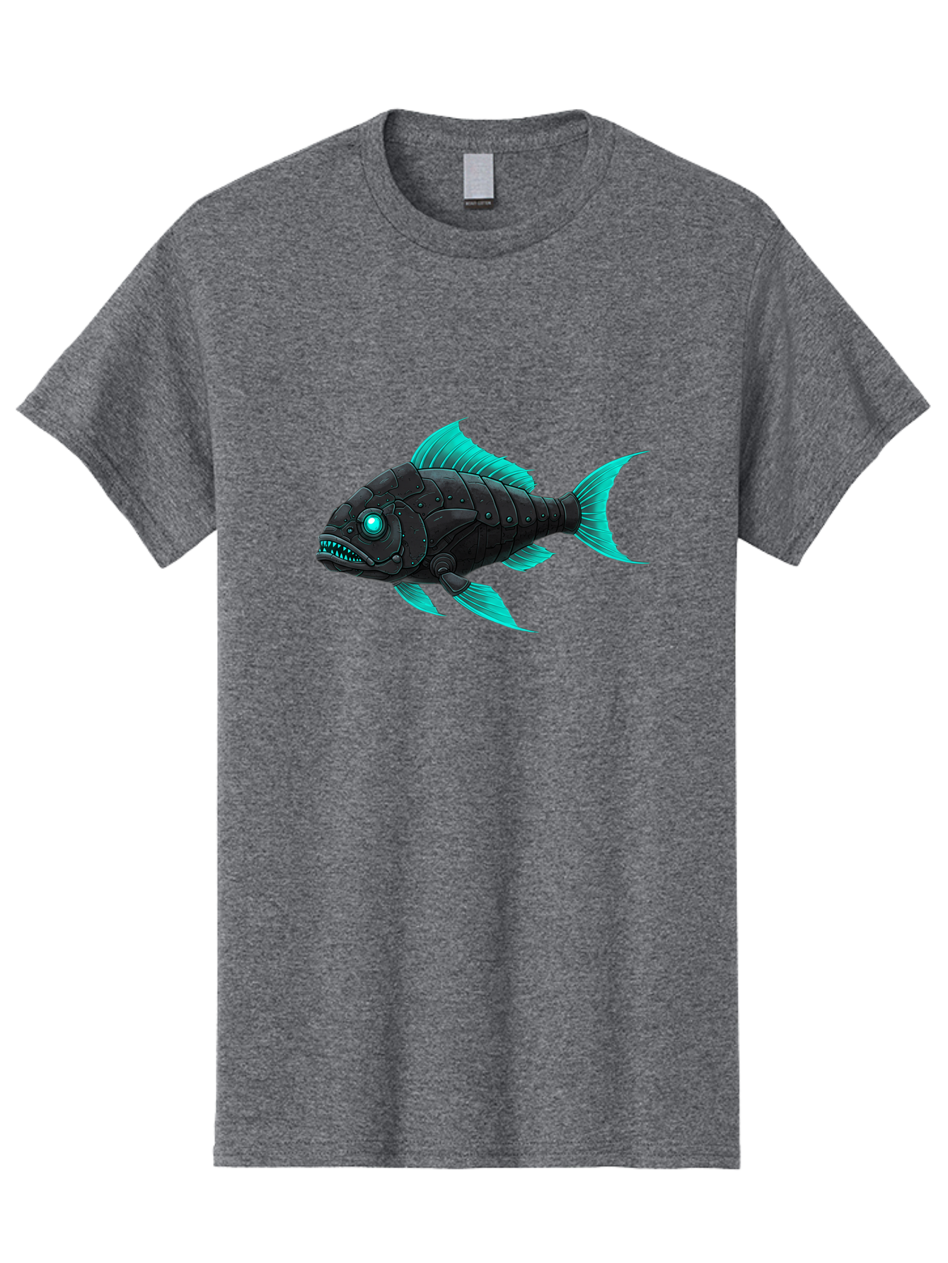 Cybernetic-Fish Men'S Graphic Tee, 100% Cotton, Comfortable Casual Summer Wear, Machine Washable, Vintage Camera, Old Camera, Antique Camera, Black Camera, Classic Photography, Photography Equipment, Nostalgic Device, Film Camera, Camera Art Baf007