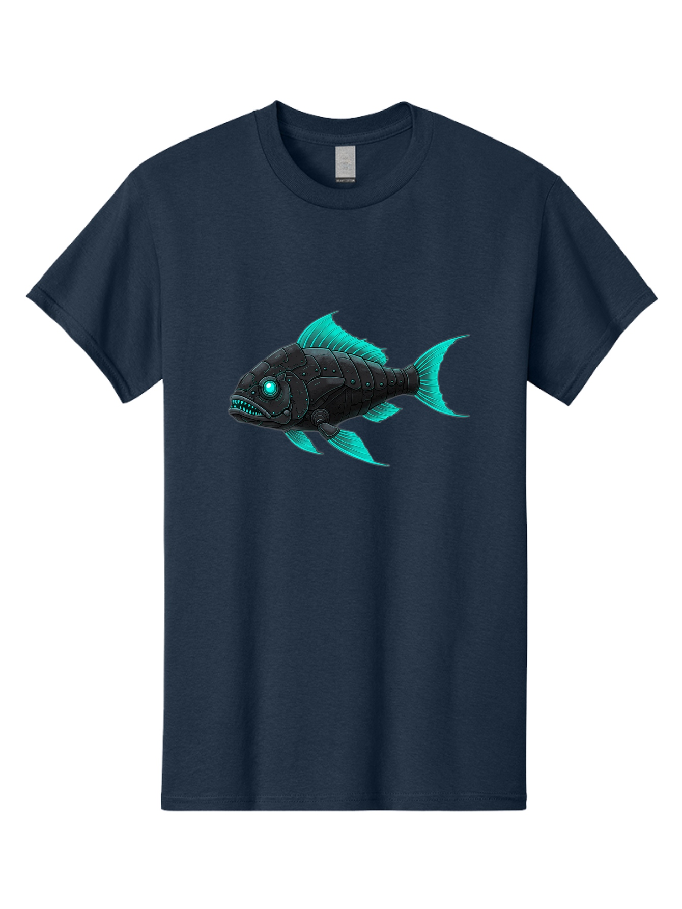 Cybernetic-Fish Men'S Graphic Tee, 100% Cotton, Comfortable Casual Summer Wear, Machine Washable, Vintage Camera, Old Camera, Antique Camera, Black Camera, Classic Photography, Photography Equipment, Nostalgic Device, Film Camera, Camera Art Baf007