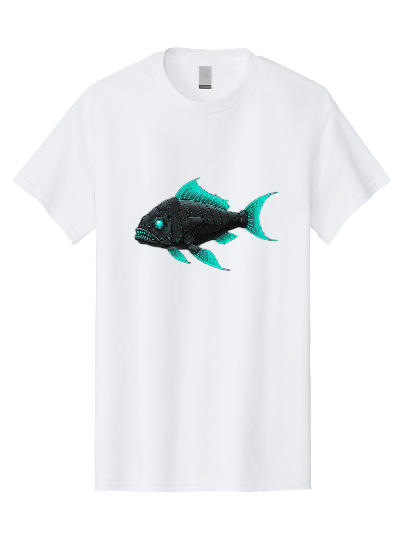 Cybernetic-Fish Men'S Graphic Tee, 100% Cotton, Comfortable Casual Summer Wear, Machine Washable, Vintage Camera, Old Camera, Antique Camera, Black Camera, Classic Photography, Photography Equipment, Nostalgic Device, Film Camera, Camera Art Baf007
