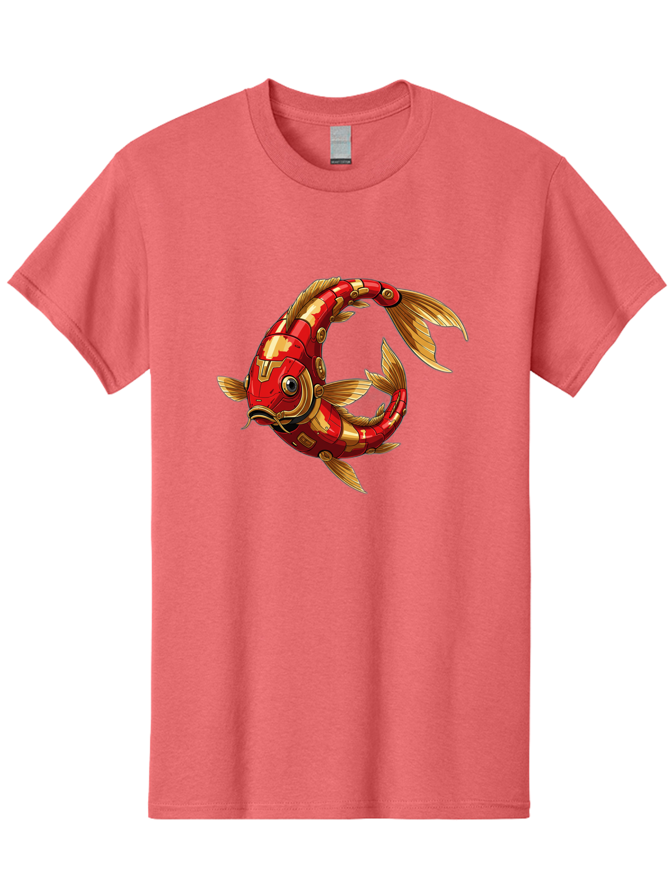 Cybernetic-Koi-Fish Men'S Graphic Tee, 100% Cotton, Comfortable Casual Summer Wear, Machine Washable, Vintage Camera, Old Camera, Antique Camera, Black Camera, Classic Photography, Photography Equipment, Nostalgic Device, Film Camera, Baf008