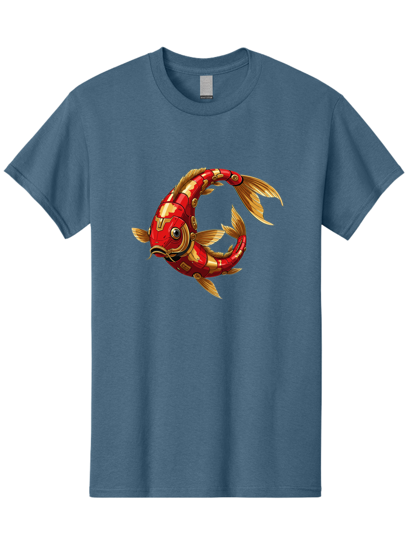 Cybernetic-Koi-Fish Men'S Graphic Tee, 100% Cotton, Comfortable Casual Summer Wear, Machine Washable, Vintage Camera, Old Camera, Antique Camera, Black Camera, Classic Photography, Photography Equipment, Nostalgic Device, Film Camera, Baf008