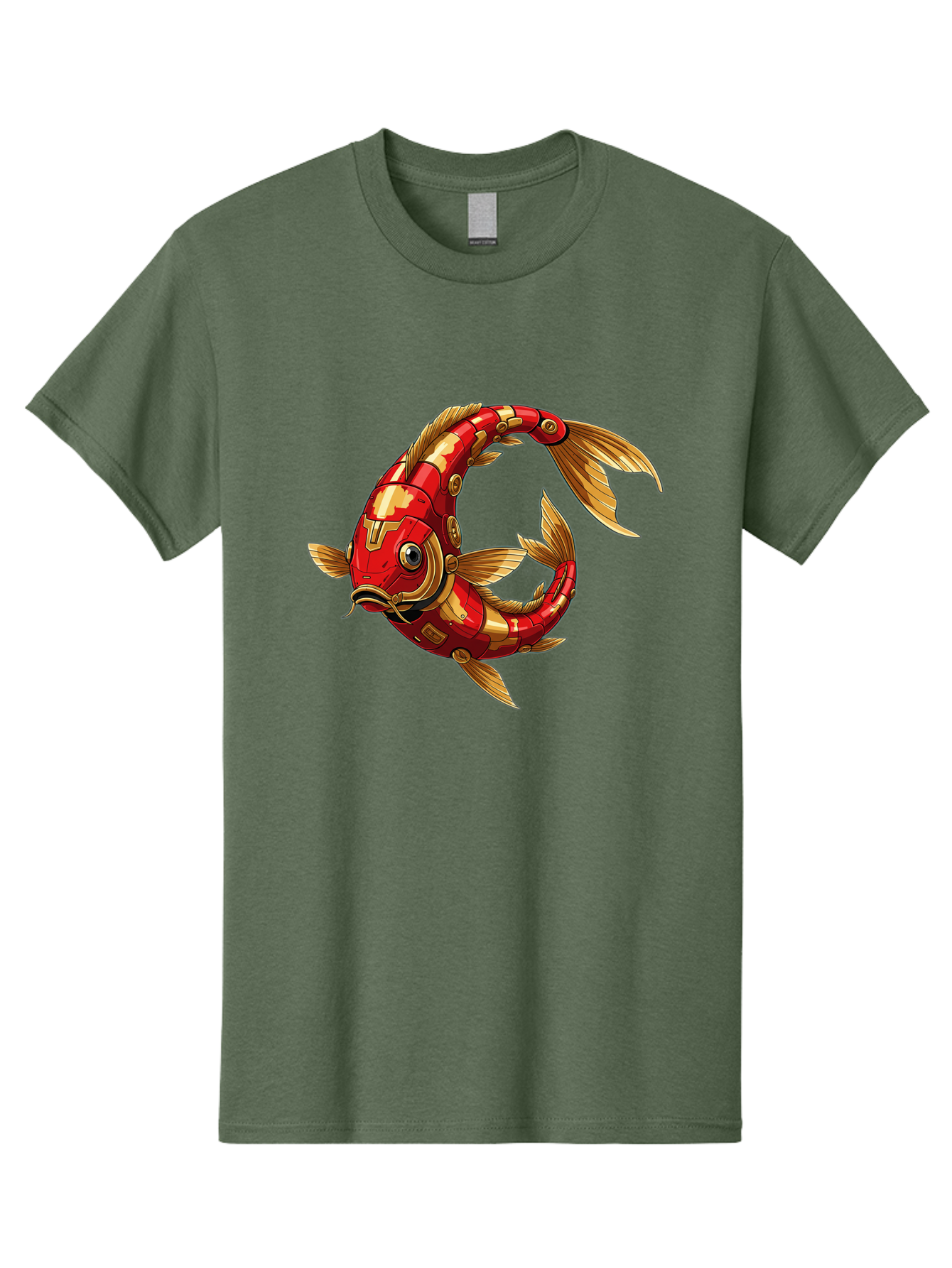 Cybernetic-Koi-Fish Men'S Graphic Tee, 100% Cotton, Comfortable Casual Summer Wear, Machine Washable, Vintage Camera, Old Camera, Antique Camera, Black Camera, Classic Photography, Photography Equipment, Nostalgic Device, Film Camera, Baf008