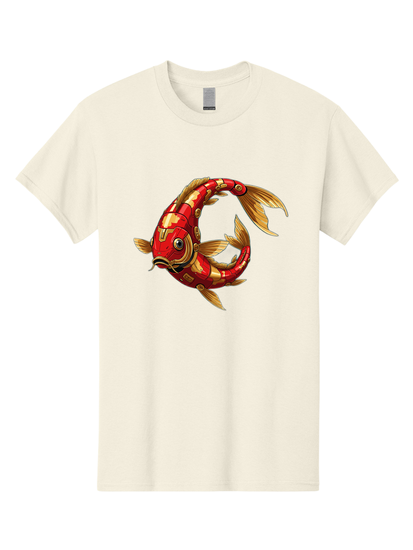 Cybernetic-Koi-Fish Men'S Graphic Tee, 100% Cotton, Comfortable Casual Summer Wear, Machine Washable, Vintage Camera, Old Camera, Antique Camera, Black Camera, Classic Photography, Photography Equipment, Nostalgic Device, Film Camera, Baf008