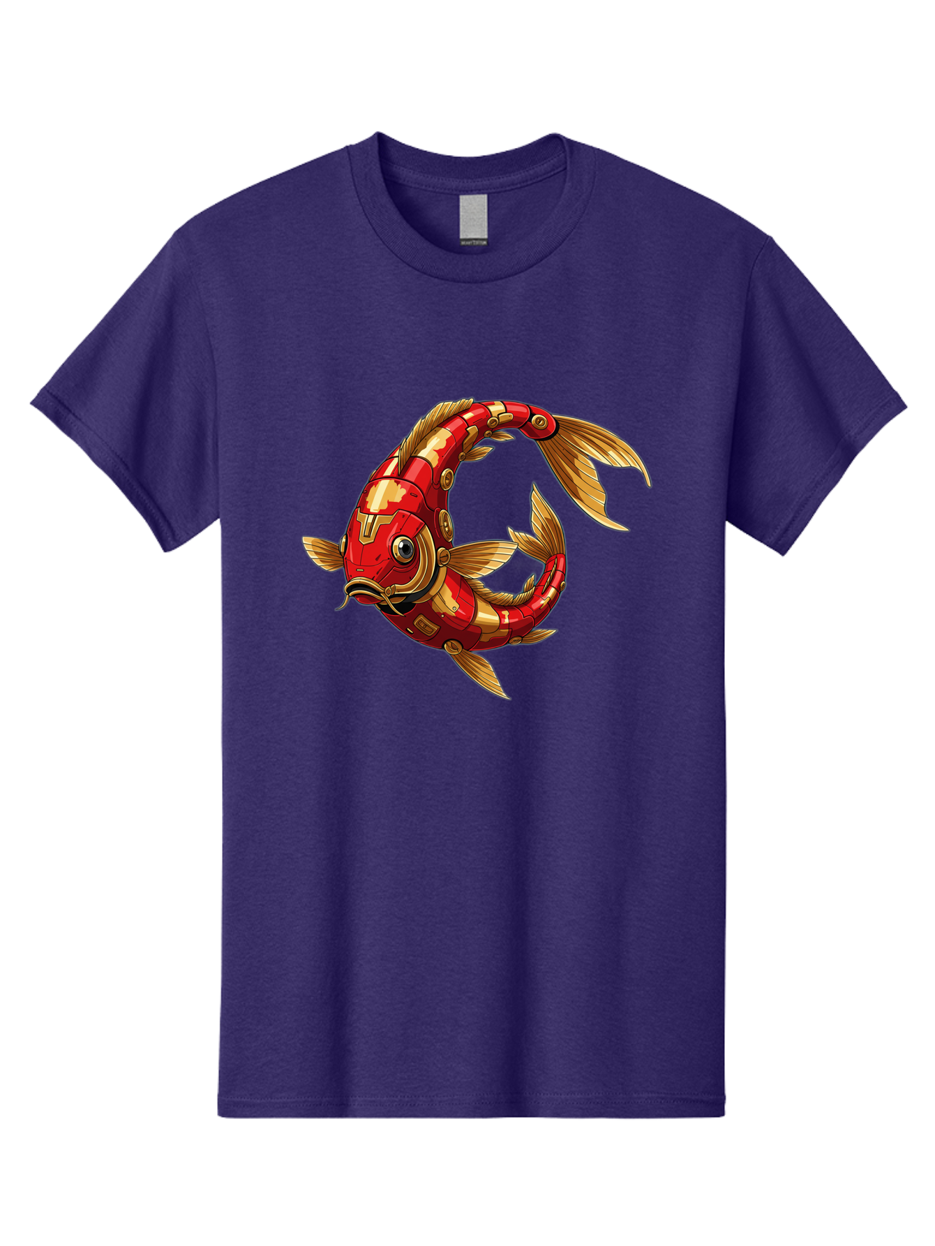 Cybernetic-Koi-Fish Men'S Graphic Tee, 100% Cotton, Comfortable Casual Summer Wear, Machine Washable, Vintage Camera, Old Camera, Antique Camera, Black Camera, Classic Photography, Photography Equipment, Nostalgic Device, Film Camera, Baf008
