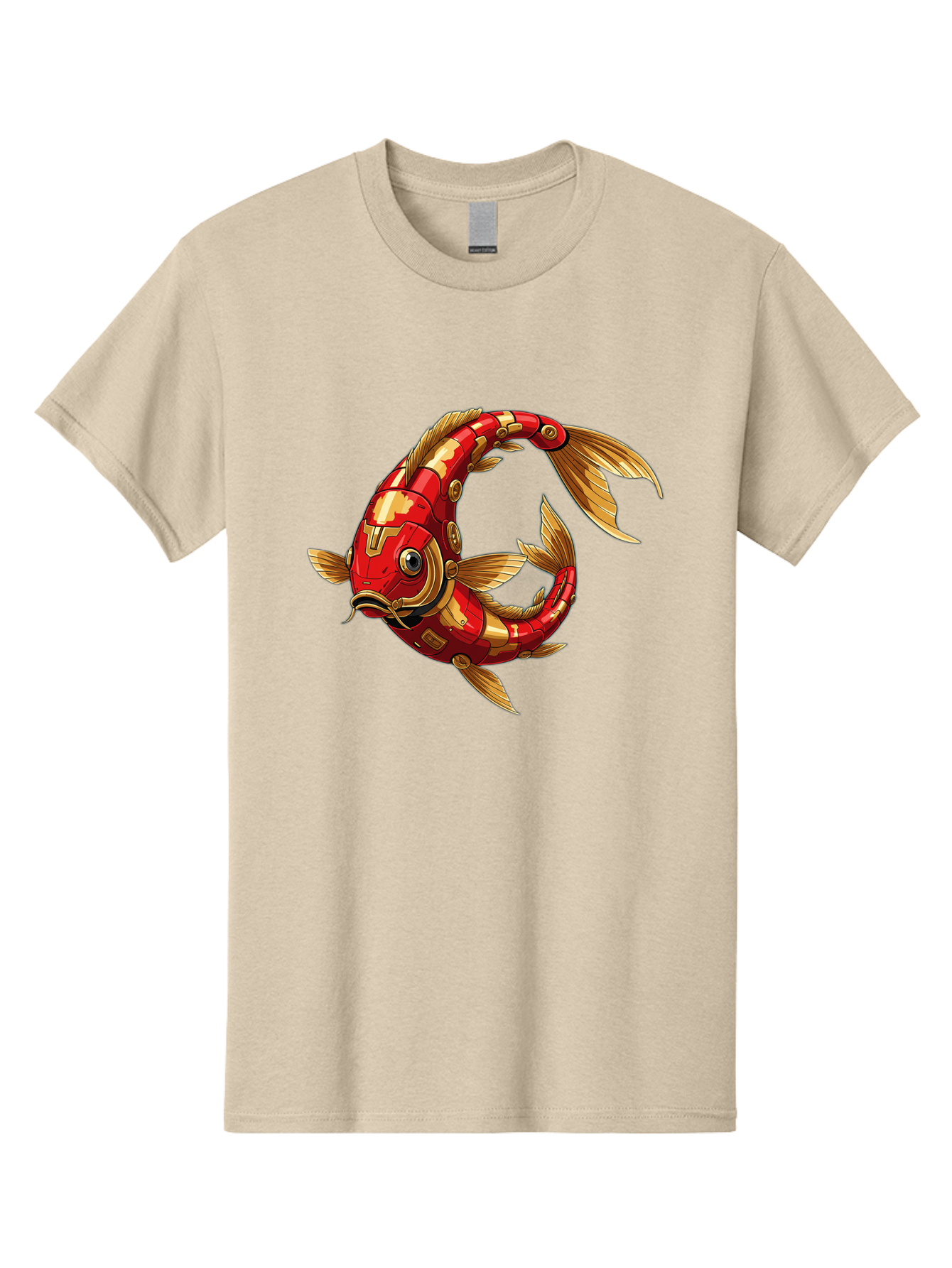 Cybernetic-Koi-Fish Men'S Graphic Tee, 100% Cotton, Comfortable Casual Summer Wear, Machine Washable, Vintage Camera, Old Camera, Antique Camera, Black Camera, Classic Photography, Photography Equipment, Nostalgic Device, Film Camera, Baf008