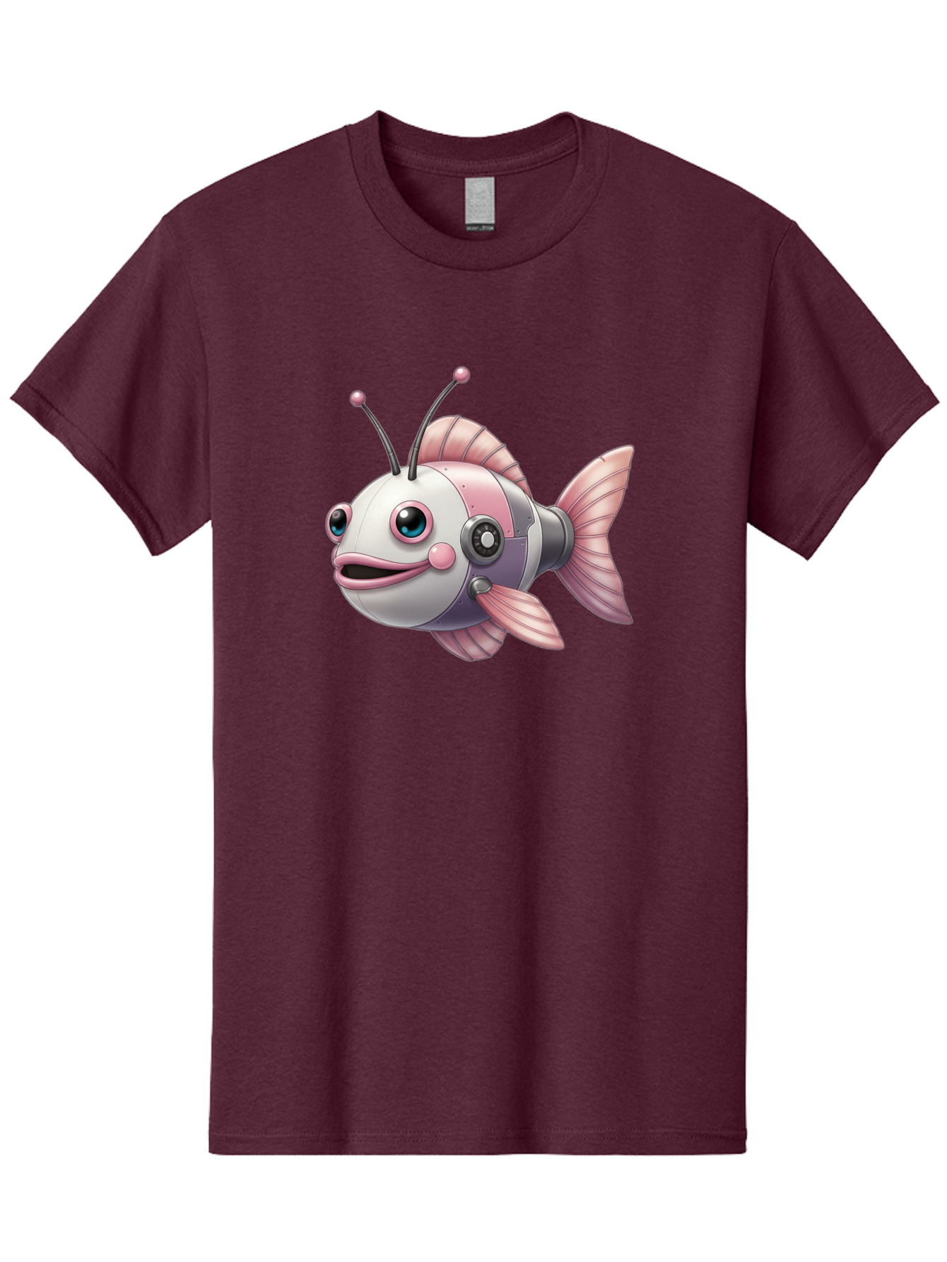 Cyborg-Fish Men'S Graphic Tee, 100% Cotton, Comfortable Casual Summer Wear, Machine Washable, Vintage Camera, Old Camera, Antique Camera, Black Camera, Classic Photography, Photography Equipment, Nostalgic Device, Film Camera, Camera Art Baf012