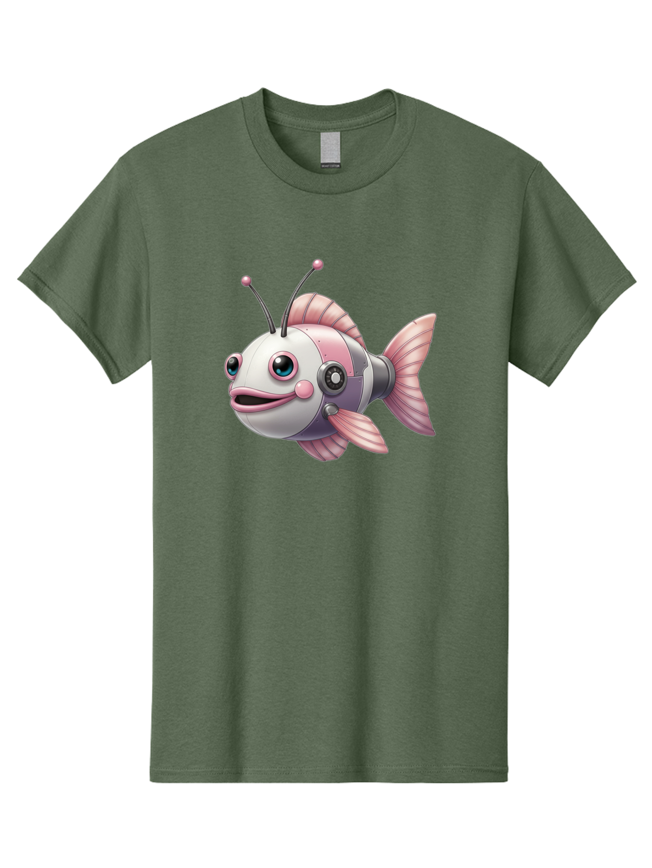 Cyborg-Fish Men'S Graphic Tee, 100% Cotton, Comfortable Casual Summer Wear, Machine Washable, Vintage Camera, Old Camera, Antique Camera, Black Camera, Classic Photography, Photography Equipment, Nostalgic Device, Film Camera, Camera Art Baf012