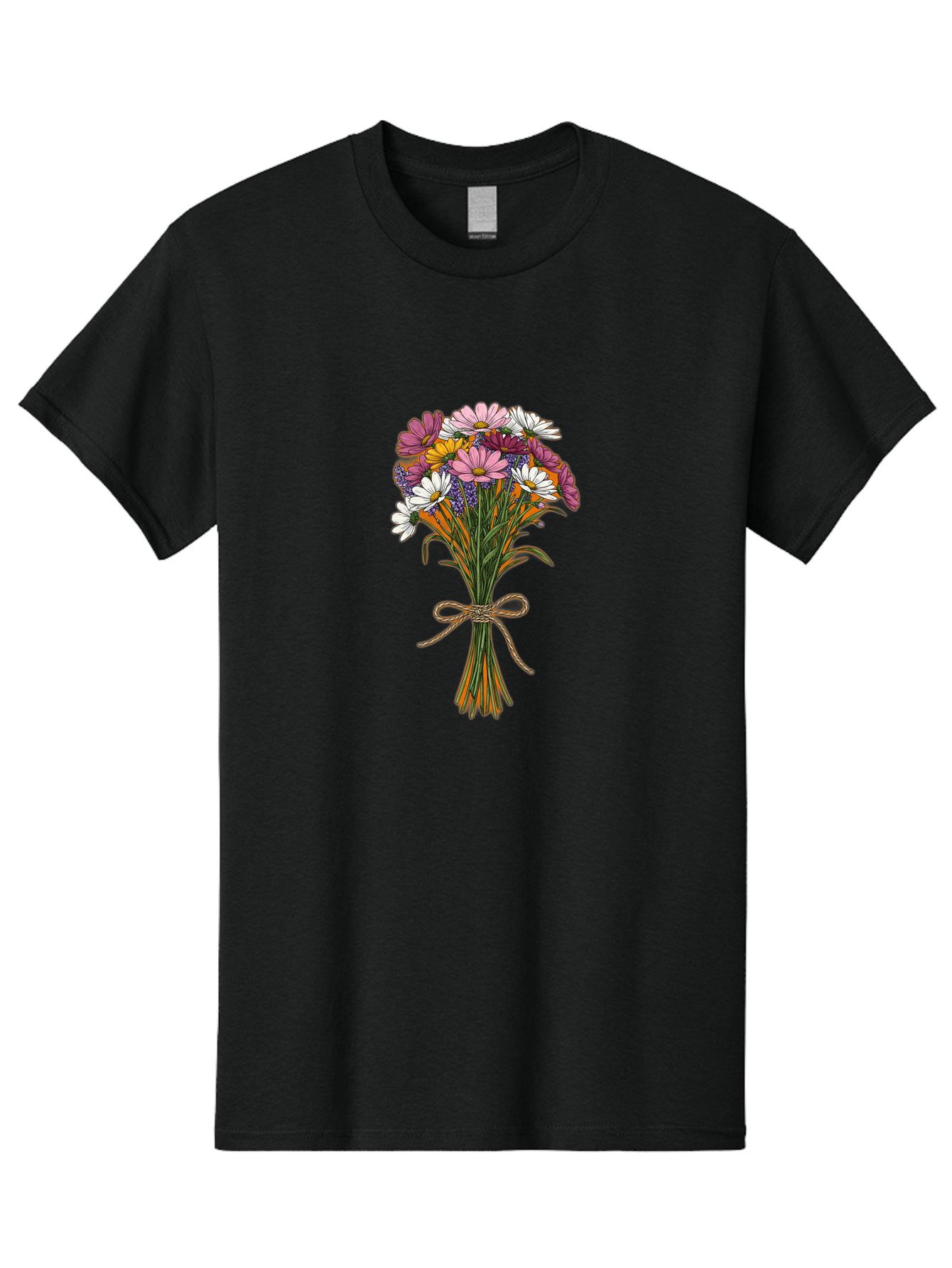 Daisy-Bouquet Men'S Graphic Tee, 100% Cotton, Comfortable Casual Summer Wear, Machine Washable, Vintage Camera, Old Camera, Antique Camera, Black Camera, Classic Photography, Photography Equipment, Nostalgic Device, Film Camera, Camera Art Baf014