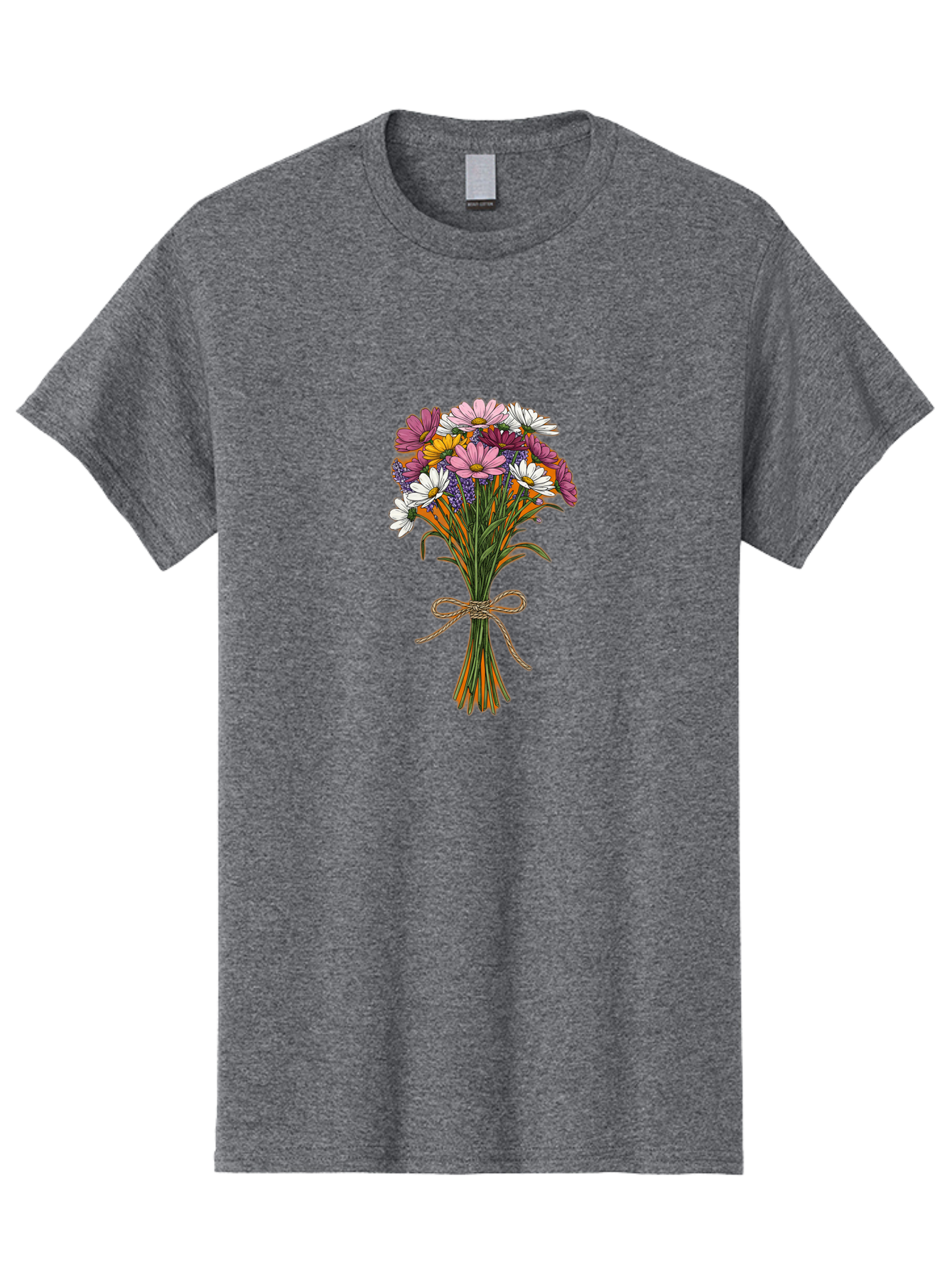 Daisy-Bouquet Men'S Graphic Tee, 100% Cotton, Comfortable Casual Summer Wear, Machine Washable, Vintage Camera, Old Camera, Antique Camera, Black Camera, Classic Photography, Photography Equipment, Nostalgic Device, Film Camera, Camera Art Baf014