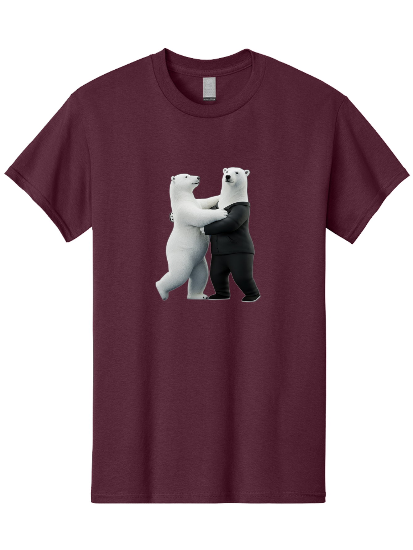 Dancing-Polar-Bears-1 Men'S Graphic Tee, 100% Cotton, Comfortable Casual Summer Wear, Machine Washable, Vintage Camera, Old Camera, Antique Camera, Black Camera, Classic Photography, Photography Equipment, Nostalgic Device, Film Camera, Baf018