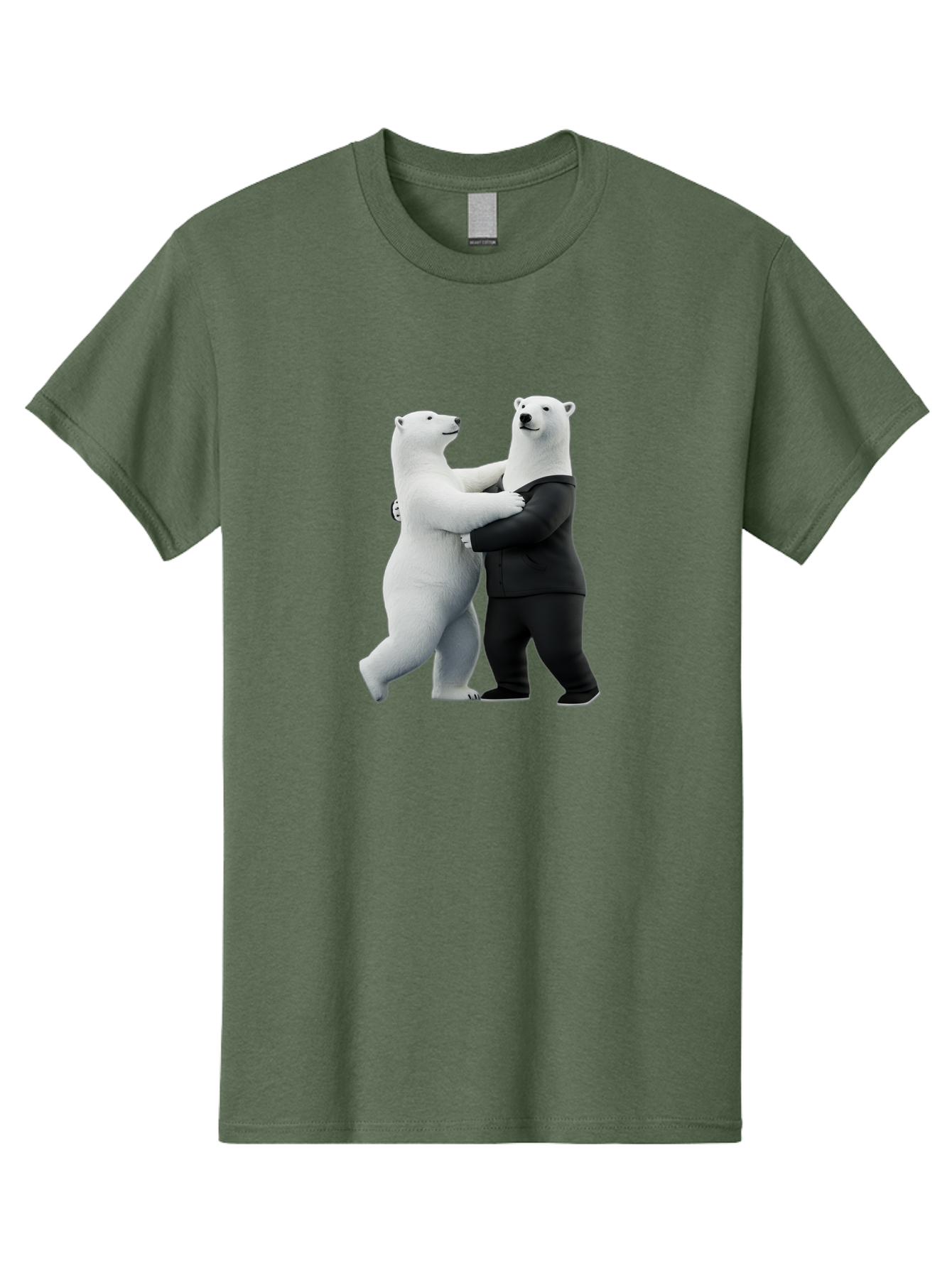 Dancing-Polar-Bears-1 Men'S Graphic Tee, 100% Cotton, Comfortable Casual Summer Wear, Machine Washable, Vintage Camera, Old Camera, Antique Camera, Black Camera, Classic Photography, Photography Equipment, Nostalgic Device, Film Camera, Baf018