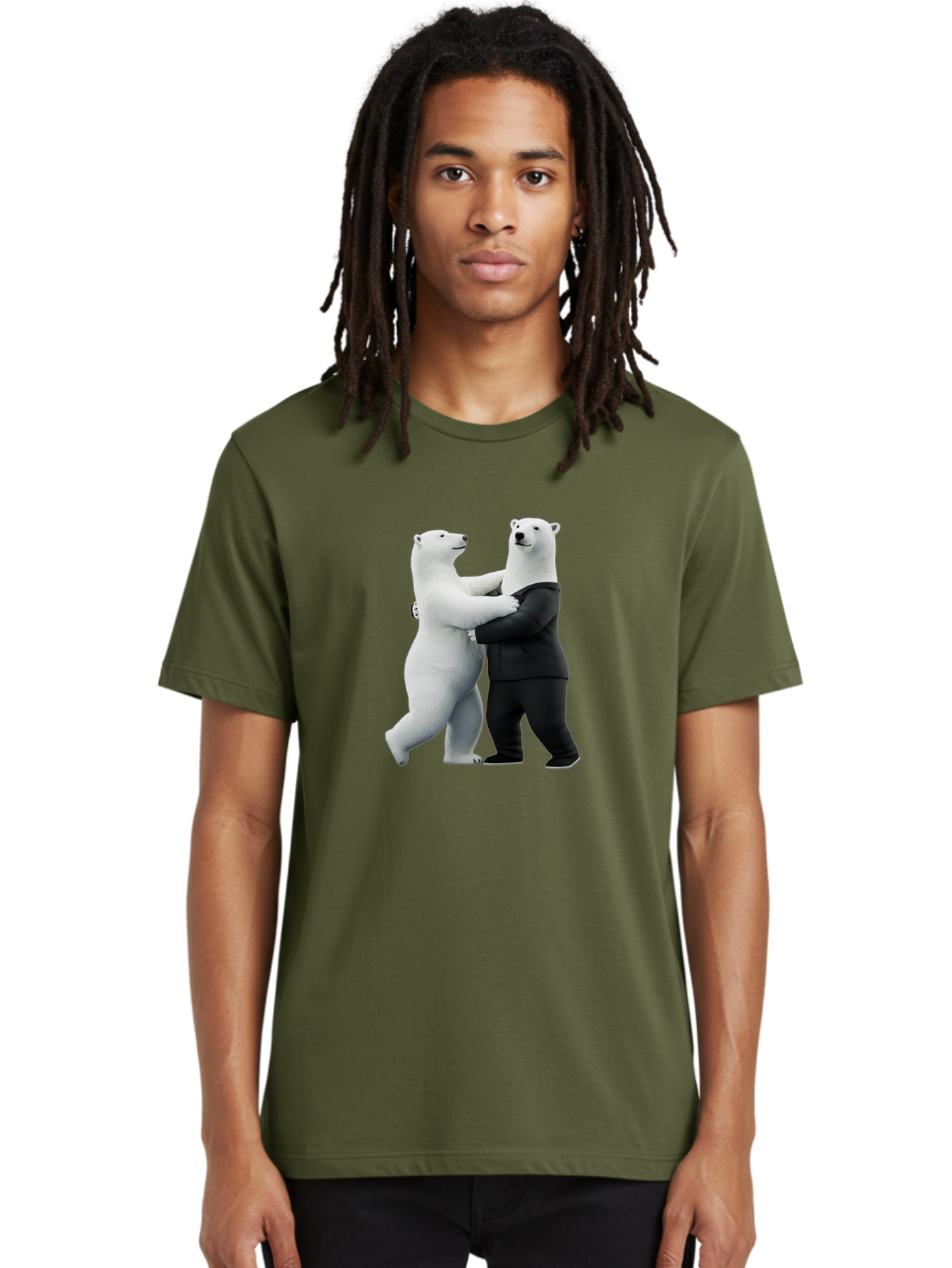 Dancing-Polar-Bears-1 Men'S Graphic Tee, 100% Cotton, Comfortable Casual Summer Wear, Machine Washable, Vintage Camera, Old Camera, Antique Camera, Black Camera, Classic Photography, Photography Equipment, Nostalgic Device, Film Camera, Baf018
