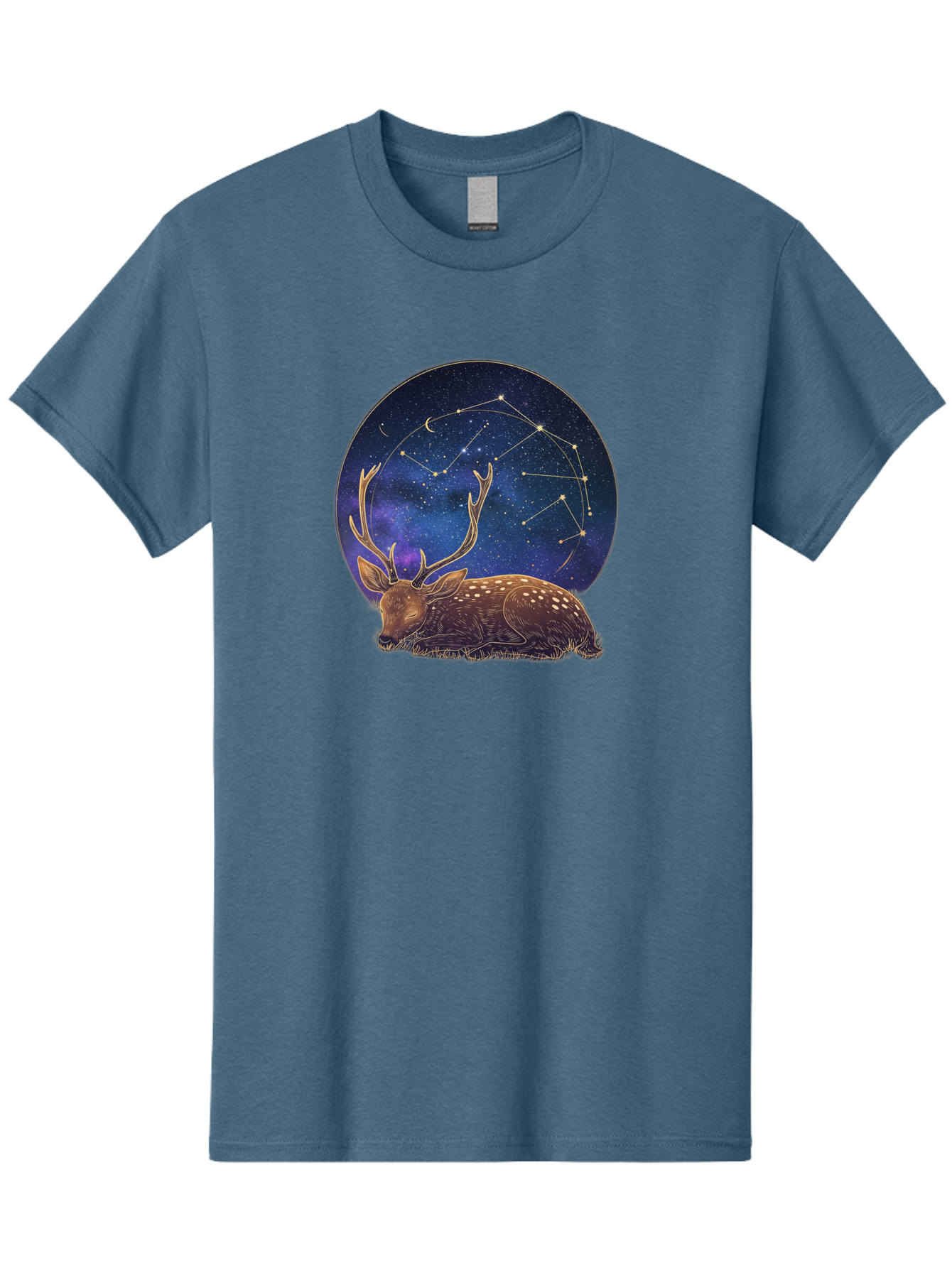 Deer-Constellation Men'S Graphic Tee, 100% Cotton, Comfortable Casual Summer Wear, Machine Washable, Vintage Camera, Old Camera, Antique Camera, Black Camera, Classic Photography, Photography Equipment, Nostalgic Device, Film Camera, Baf023