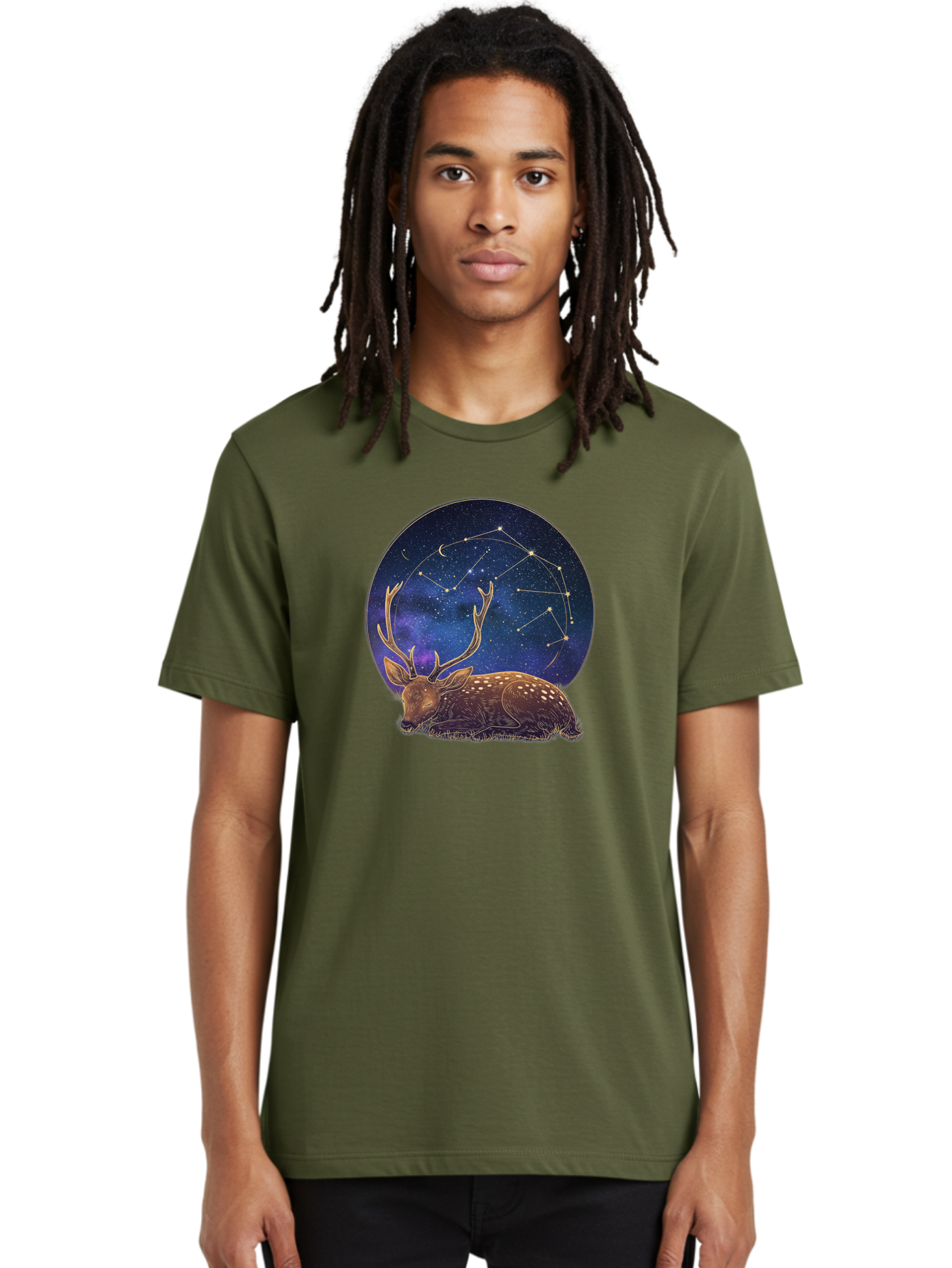 Deer-Constellation Men'S Graphic Tee, 100% Cotton, Comfortable Casual Summer Wear, Machine Washable, Vintage Camera, Old Camera, Antique Camera, Black Camera, Classic Photography, Photography Equipment, Nostalgic Device, Film Camera, Baf023