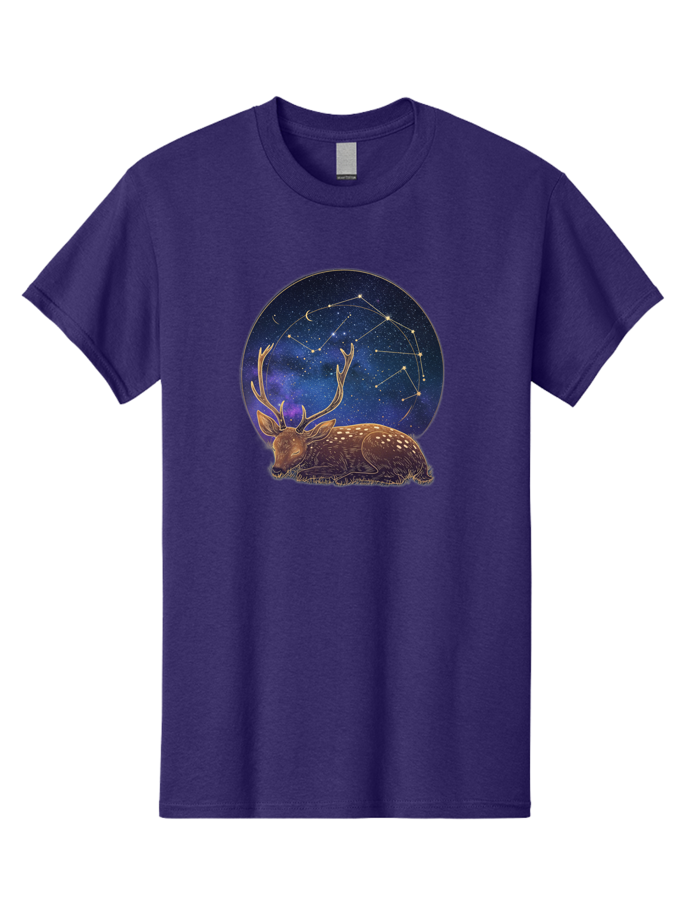Deer-Constellation Men'S Graphic Tee, 100% Cotton, Comfortable Casual Summer Wear, Machine Washable, Vintage Camera, Old Camera, Antique Camera, Black Camera, Classic Photography, Photography Equipment, Nostalgic Device, Film Camera, Baf023