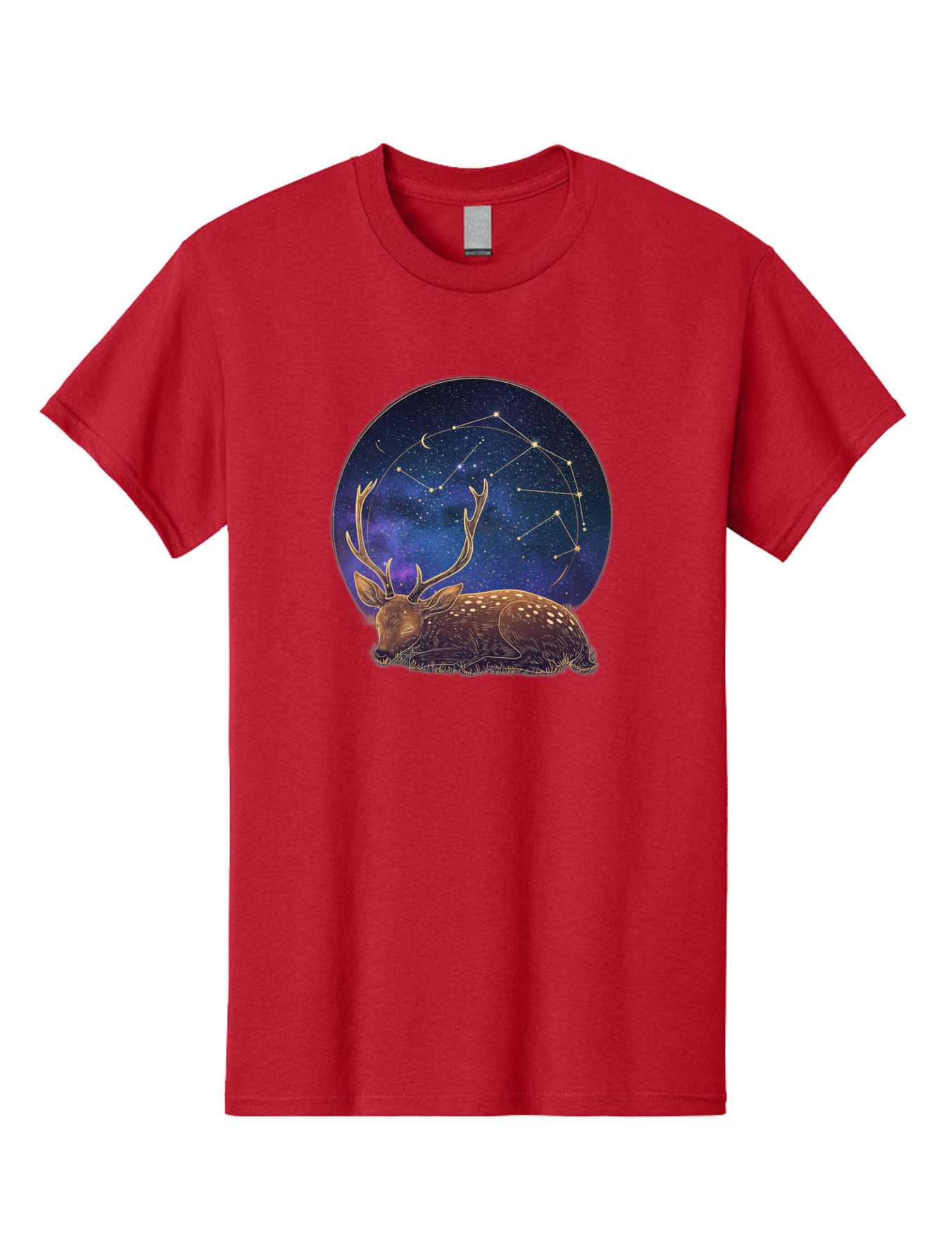 Deer-Constellation Men'S Graphic Tee, 100% Cotton, Comfortable Casual Summer Wear, Machine Washable, Vintage Camera, Old Camera, Antique Camera, Black Camera, Classic Photography, Photography Equipment, Nostalgic Device, Film Camera, Baf023