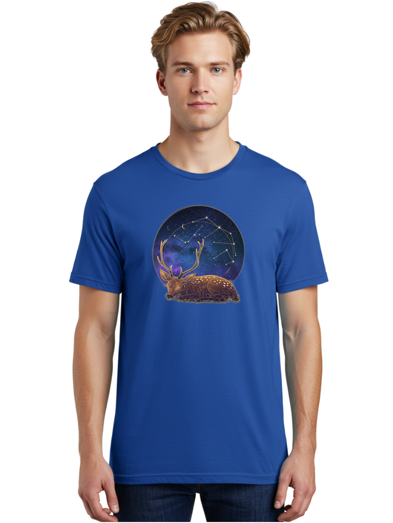 Deer-Constellation Men'S Graphic Tee, 100% Cotton, Comfortable Casual Summer Wear, Machine Washable, Vintage Camera, Old Camera, Antique Camera, Black Camera, Classic Photography, Photography Equipment, Nostalgic Device, Film Camera, Baf023