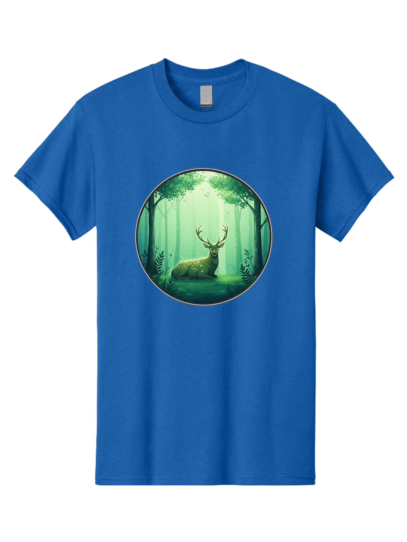 Deer-In-Forest-1 Men'S Graphic Tee, 100% Cotton, Comfortable Casual Summer Wear, Machine Washable, Vintage Camera, Old Camera, Antique Camera, Black Camera, Classic Photography, Photography Equipment, Nostalgic Device, Film Camera, Camera Art Baf025
