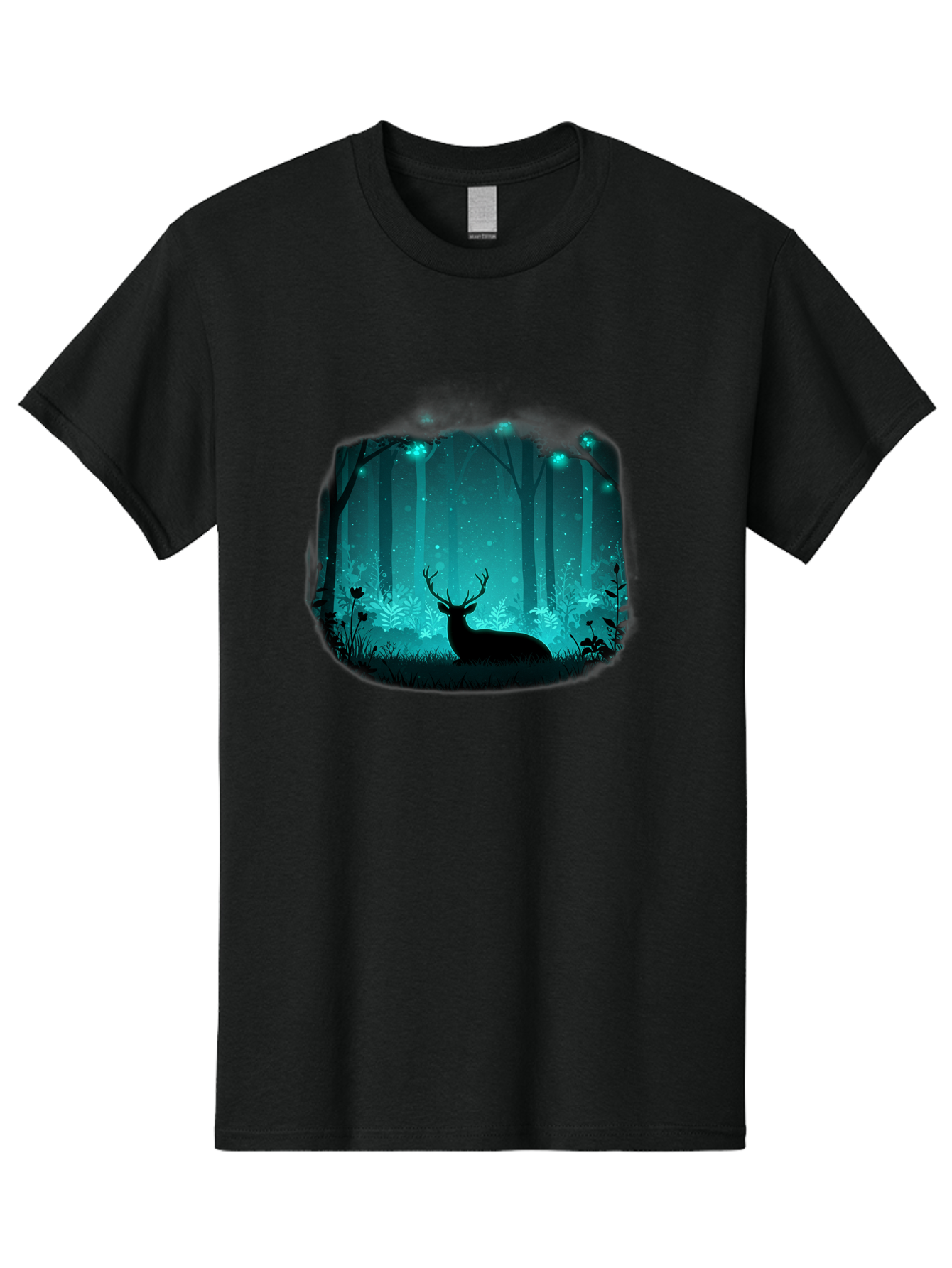 Deer-In-Forest Men'S Graphic Tee, 100% Cotton, Comfortable Casual Summer Wear, Machine Washable, Vintage Camera, Old Camera, Antique Camera, Black Camera, Classic Photography, Photography Equipment, Nostalgic Device, Film Camera, Camera Art Baf026