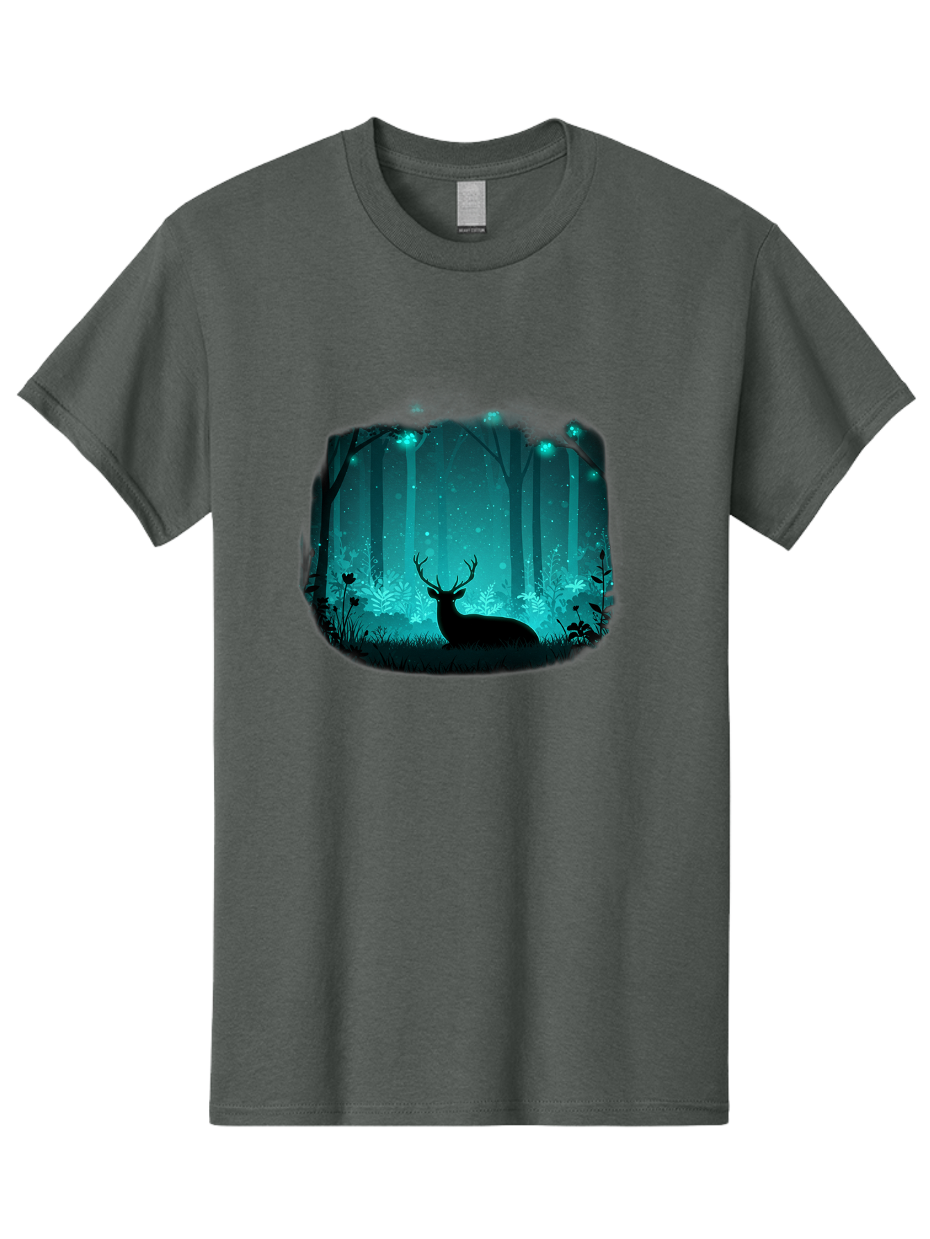 Deer-In-Forest Men'S Graphic Tee, 100% Cotton, Comfortable Casual Summer Wear, Machine Washable, Vintage Camera, Old Camera, Antique Camera, Black Camera, Classic Photography, Photography Equipment, Nostalgic Device, Film Camera, Camera Art Baf026