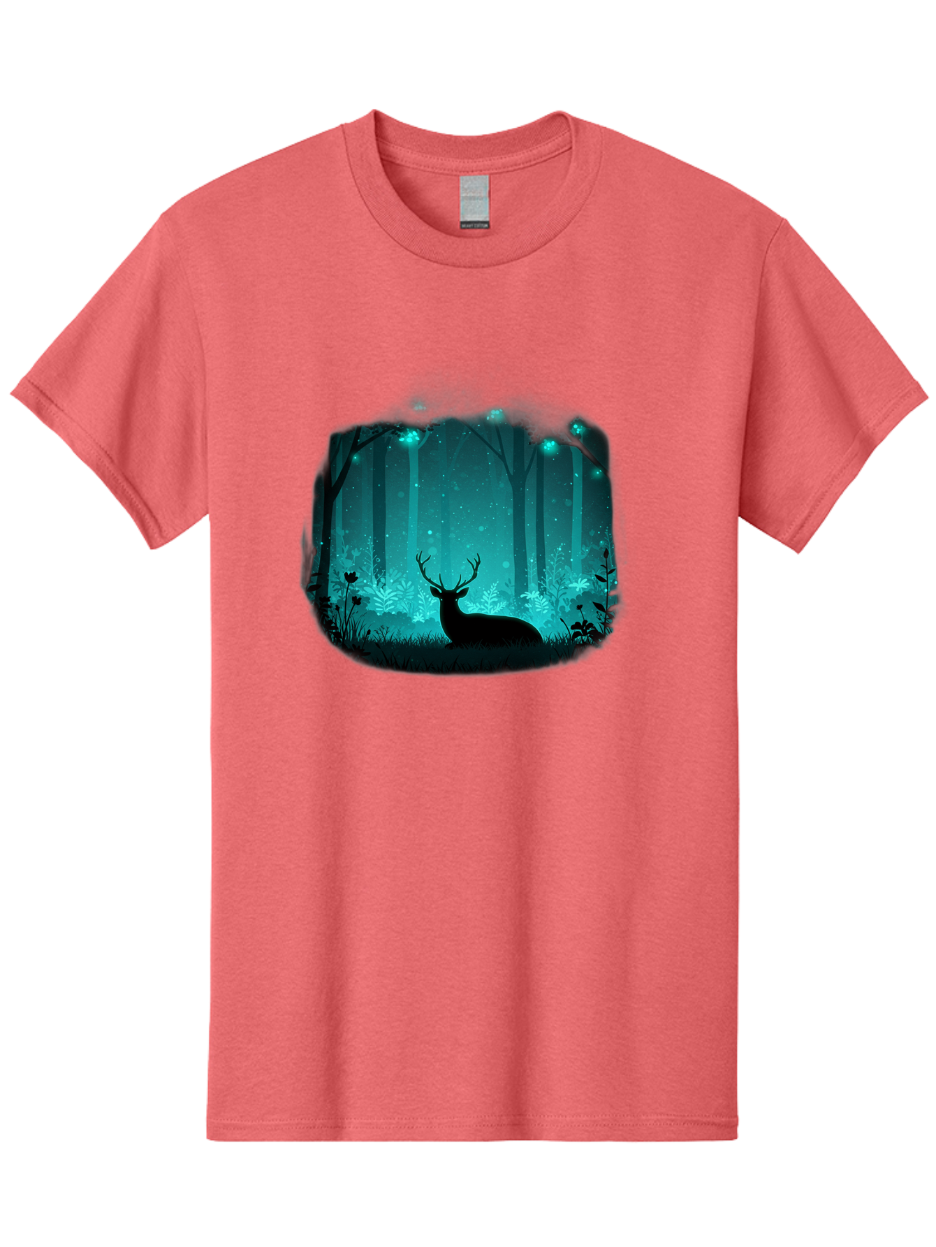 Deer-In-Forest Men'S Graphic Tee, 100% Cotton, Comfortable Casual Summer Wear, Machine Washable, Vintage Camera, Old Camera, Antique Camera, Black Camera, Classic Photography, Photography Equipment, Nostalgic Device, Film Camera, Camera Art Baf026