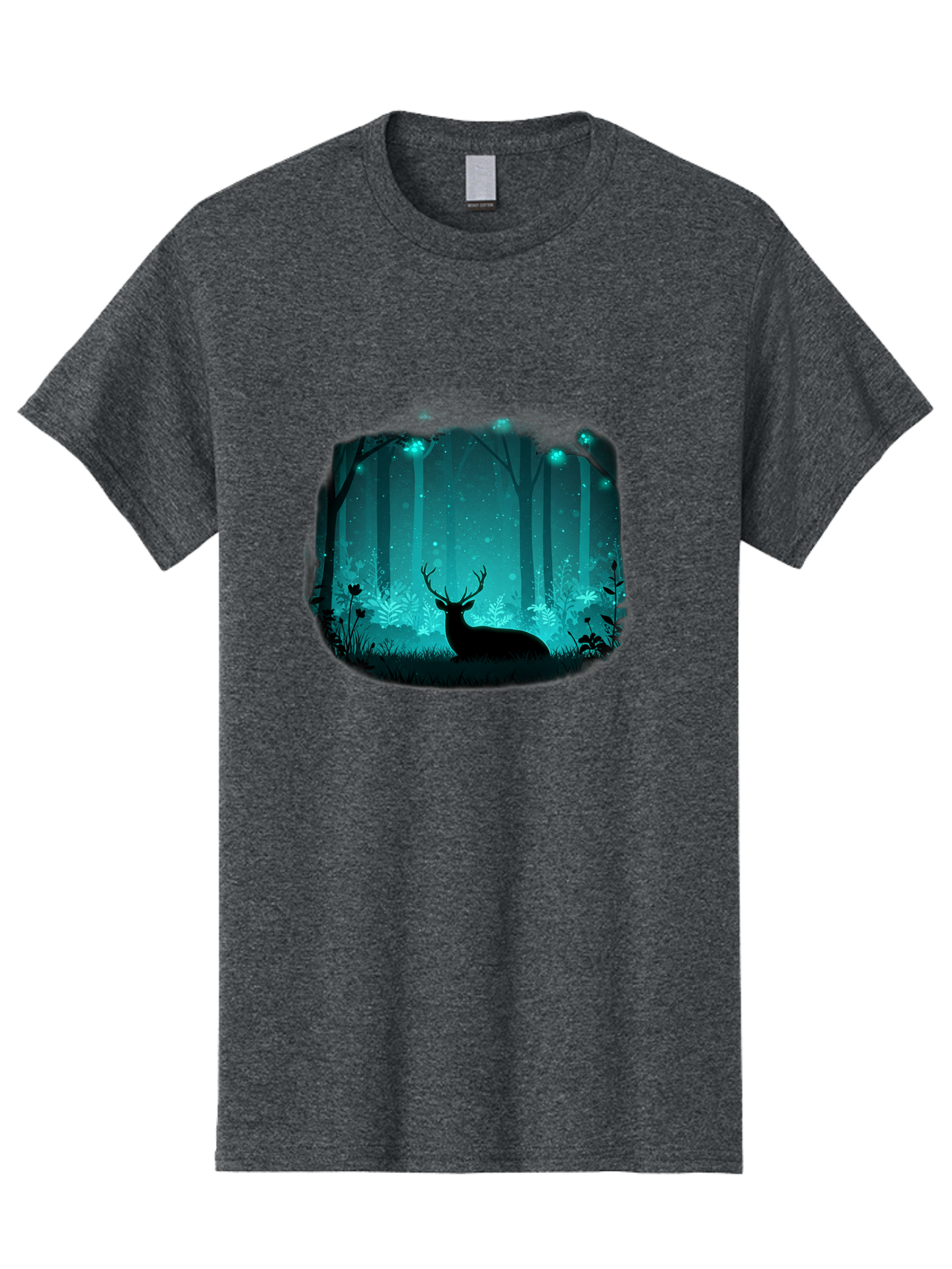 Deer-In-Forest Men'S Graphic Tee, 100% Cotton, Comfortable Casual Summer Wear, Machine Washable, Vintage Camera, Old Camera, Antique Camera, Black Camera, Classic Photography, Photography Equipment, Nostalgic Device, Film Camera, Camera Art Baf026