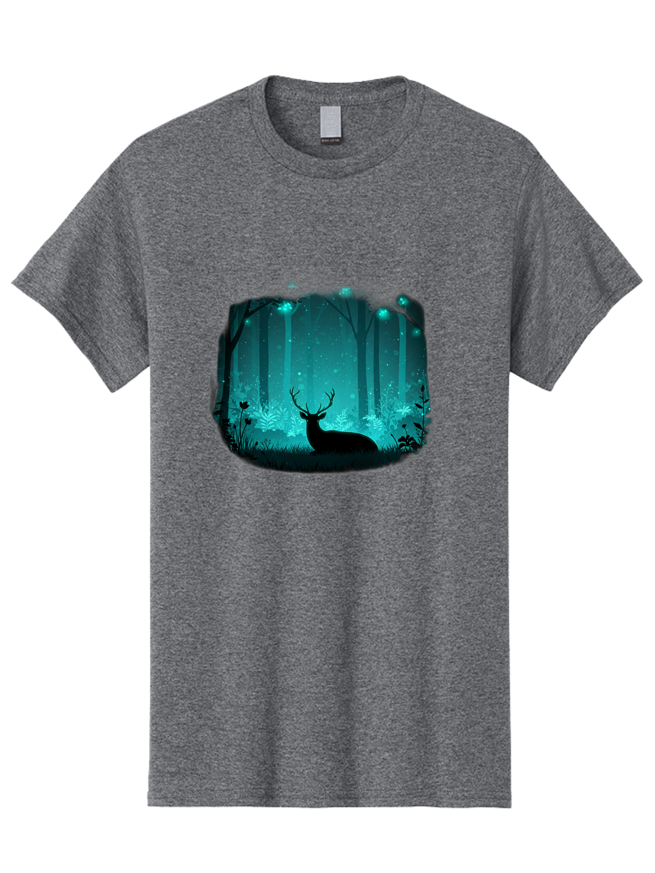 Deer-In-Forest Men'S Graphic Tee, 100% Cotton, Comfortable Casual Summer Wear, Machine Washable, Vintage Camera, Old Camera, Antique Camera, Black Camera, Classic Photography, Photography Equipment, Nostalgic Device, Film Camera, Camera Art Baf026
