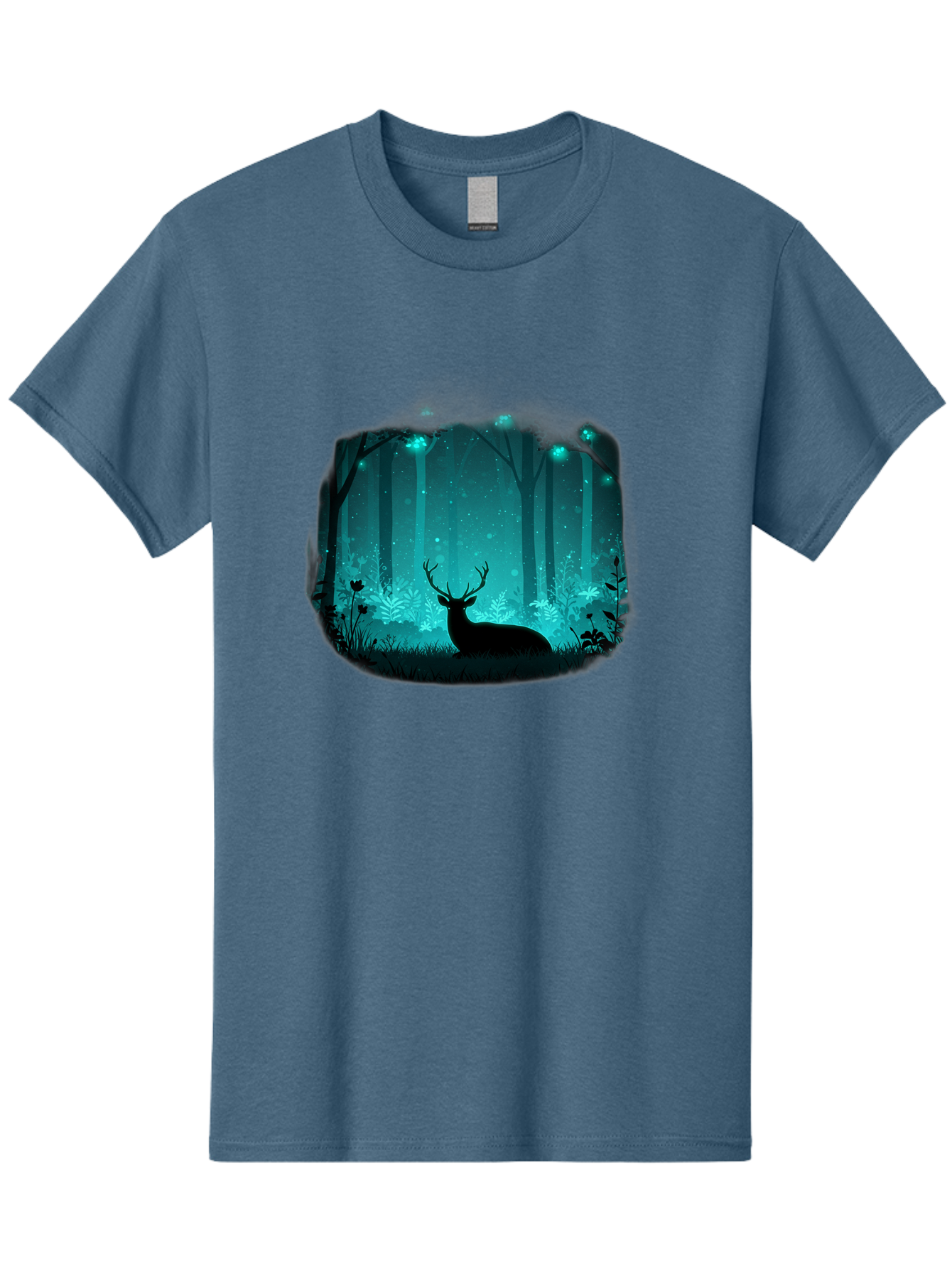 Deer-In-Forest Men'S Graphic Tee, 100% Cotton, Comfortable Casual Summer Wear, Machine Washable, Vintage Camera, Old Camera, Antique Camera, Black Camera, Classic Photography, Photography Equipment, Nostalgic Device, Film Camera, Camera Art Baf026