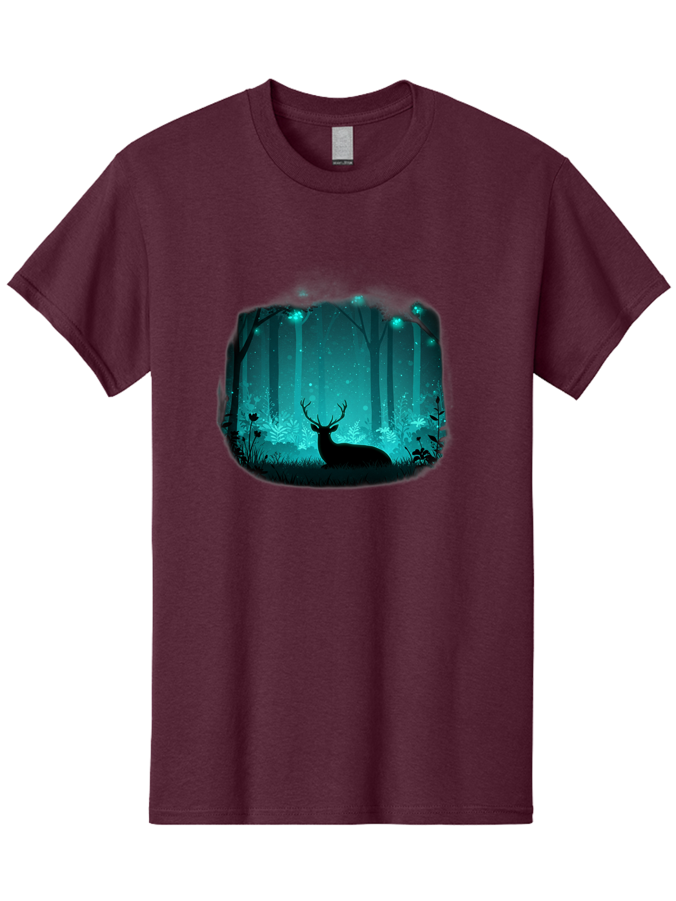 Deer-In-Forest Men'S Graphic Tee, 100% Cotton, Comfortable Casual Summer Wear, Machine Washable, Vintage Camera, Old Camera, Antique Camera, Black Camera, Classic Photography, Photography Equipment, Nostalgic Device, Film Camera, Camera Art Baf026
