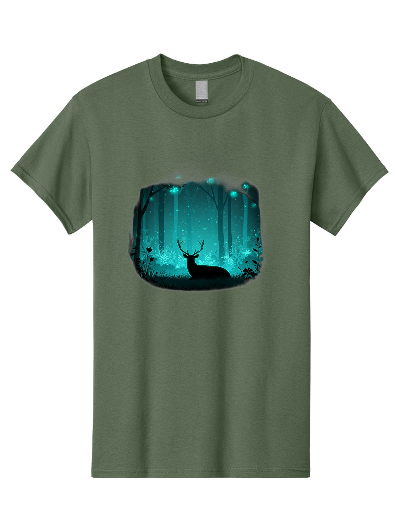 Deer-In-Forest Men'S Graphic Tee, 100% Cotton, Comfortable Casual Summer Wear, Machine Washable, Vintage Camera, Old Camera, Antique Camera, Black Camera, Classic Photography, Photography Equipment, Nostalgic Device, Film Camera, Camera Art Baf026
