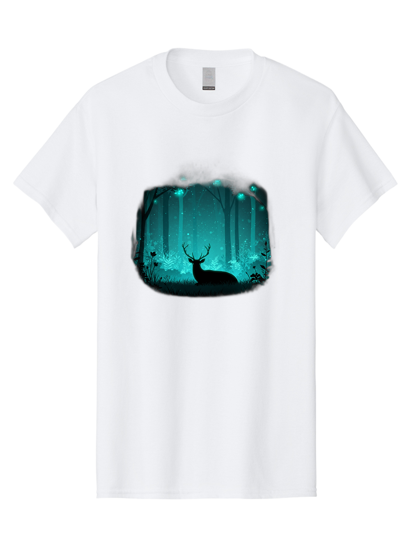 Deer-In-Forest Men'S Graphic Tee, 100% Cotton, Comfortable Casual Summer Wear, Machine Washable, Vintage Camera, Old Camera, Antique Camera, Black Camera, Classic Photography, Photography Equipment, Nostalgic Device, Film Camera, Camera Art Baf026