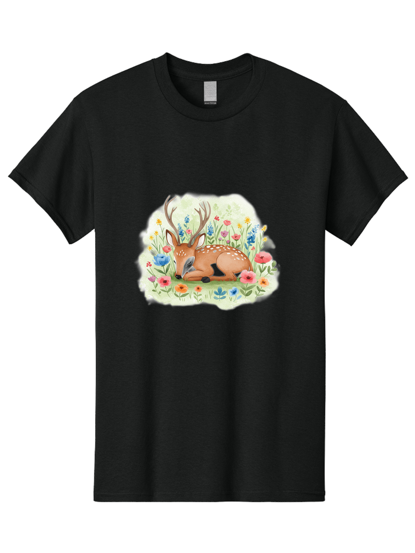 Deer-In-Wildflowers Men'S Graphic Tee, 100% Cotton, Comfortable Casual Summer Wear, Machine Washable, Vintage Camera, Old Camera, Antique Camera, Black Camera, Classic Photography, Photography Equipment, Nostalgic Device, Film Camera, Baf027