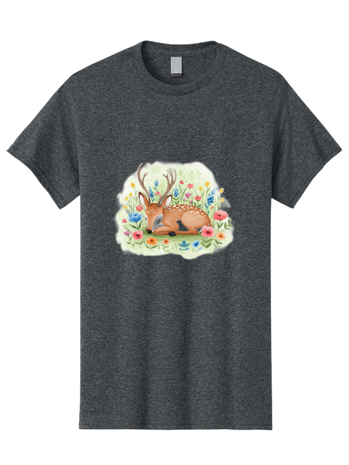 Deer-In-Wildflowers Men'S Graphic Tee, 100% Cotton, Comfortable Casual Summer Wear, Machine Washable, Vintage Camera, Old Camera, Antique Camera, Black Camera, Classic Photography, Photography Equipment, Nostalgic Device, Film Camera, Baf027