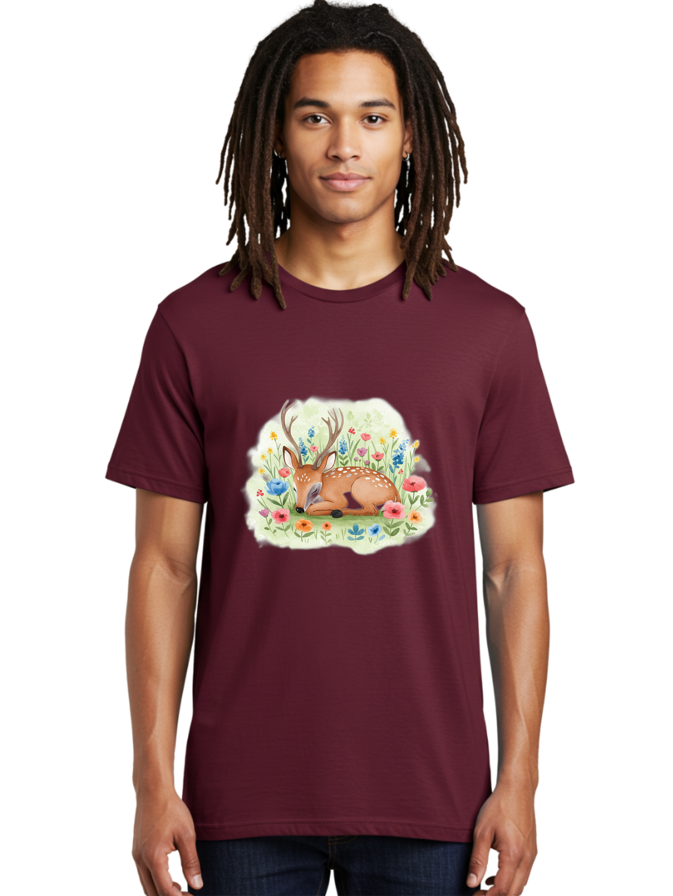 Deer-In-Wildflowers Men'S Graphic Tee, 100% Cotton, Comfortable Casual Summer Wear, Machine Washable, Vintage Camera, Old Camera, Antique Camera, Black Camera, Classic Photography, Photography Equipment, Nostalgic Device, Film Camera, Baf027